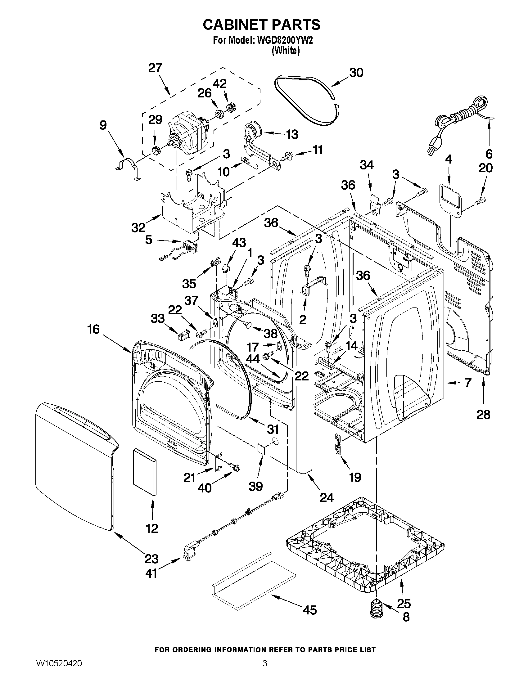 02 - CABINET PARTS