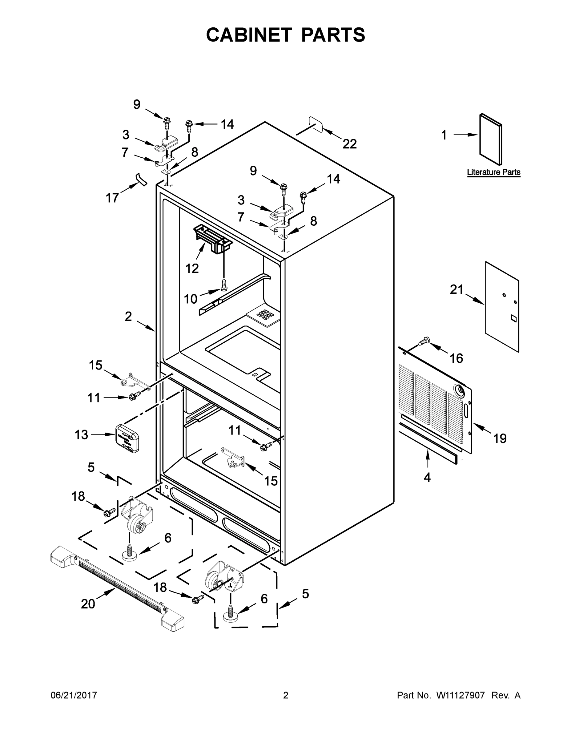 02 - CABINET PARTS