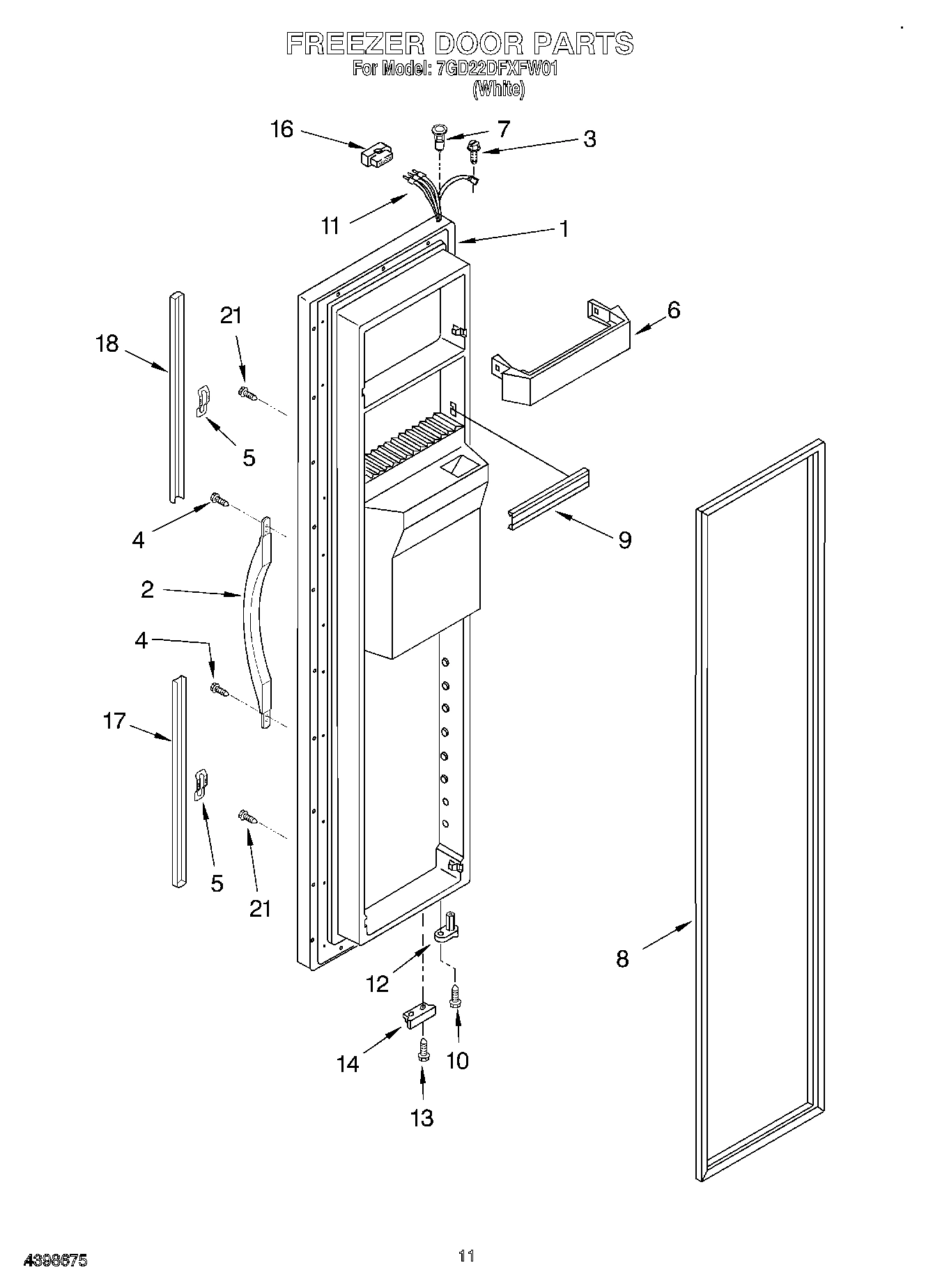 08 - FREEZER DOOR