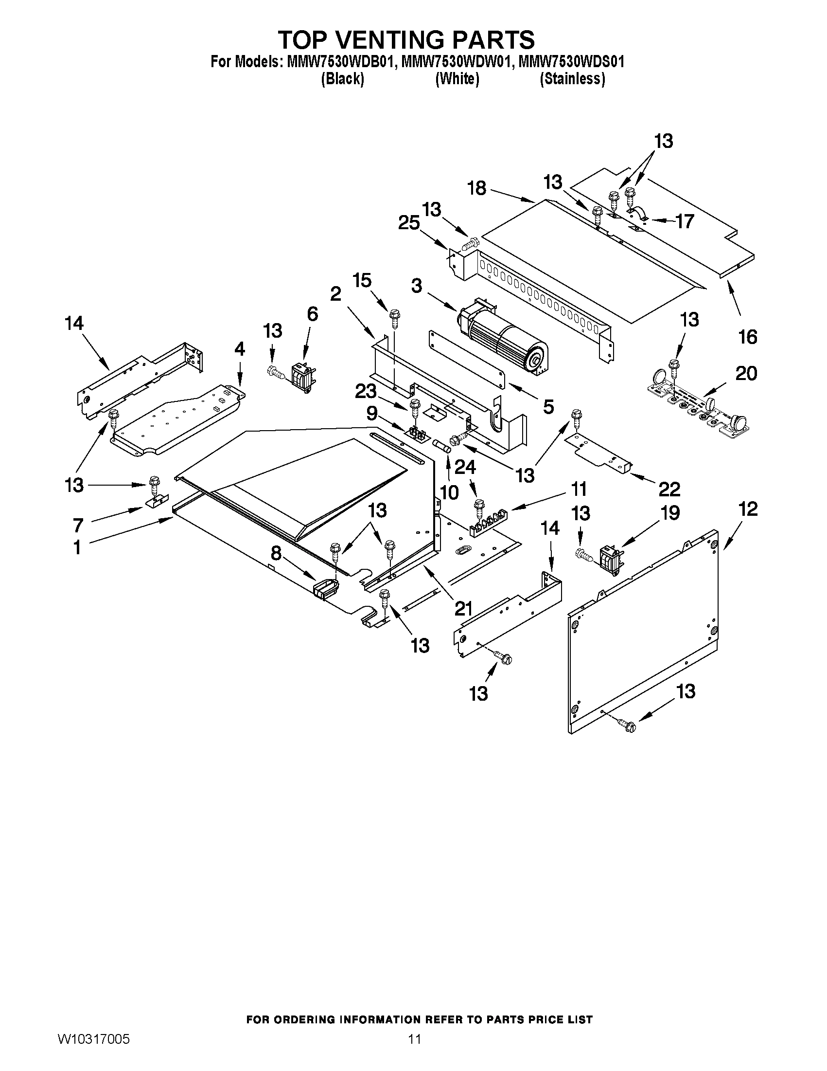 09 - TOP VENTING PARTS