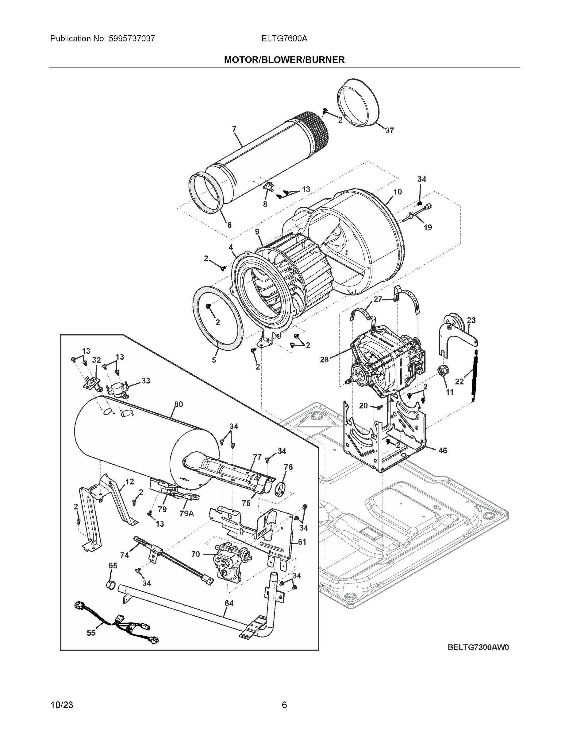 03 - MOTOR/BLOWER/BURNER