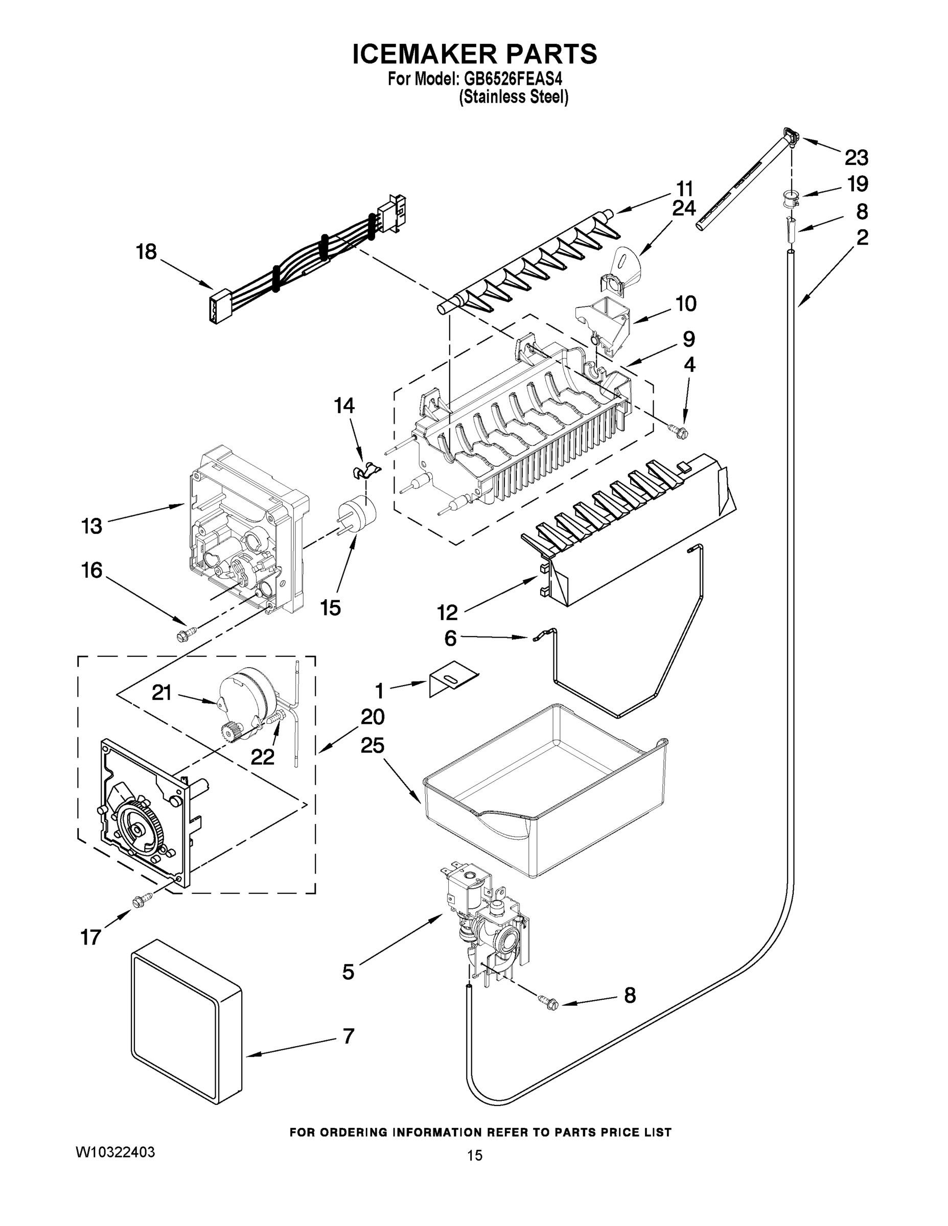 08 - ICEMAKER PARTS