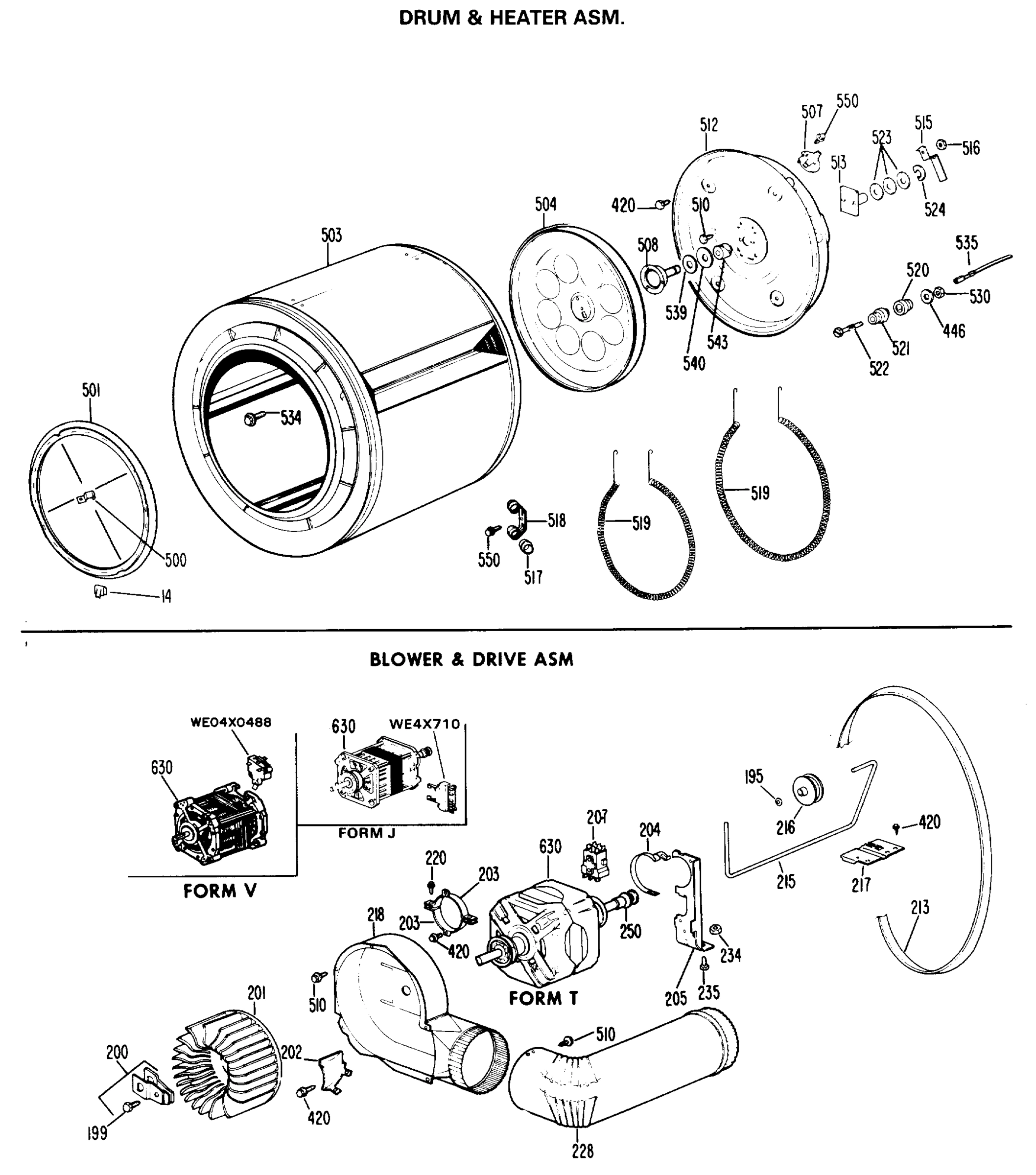 DRUM & HEATER ASM.