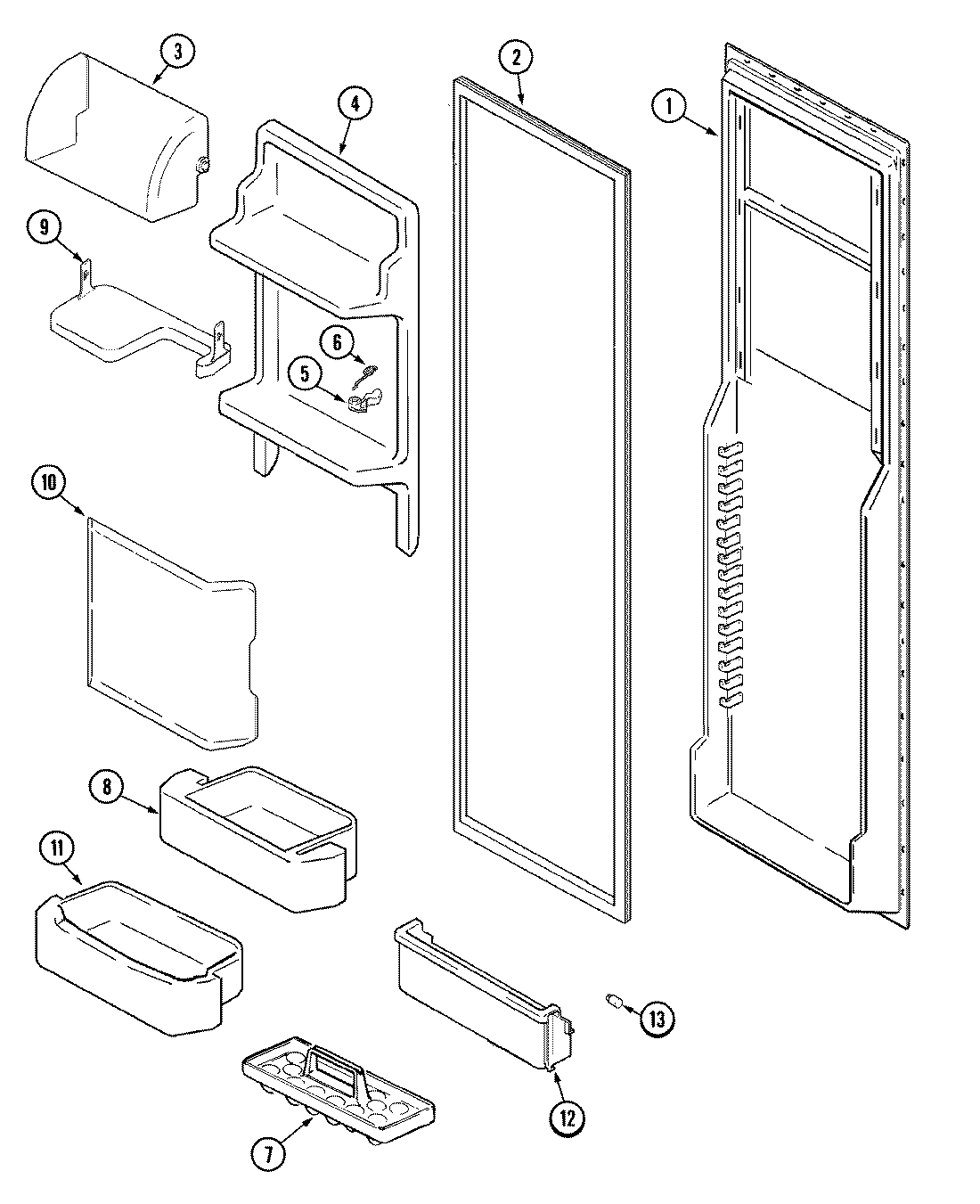 07 - FRESH FOOD INNER DOOR