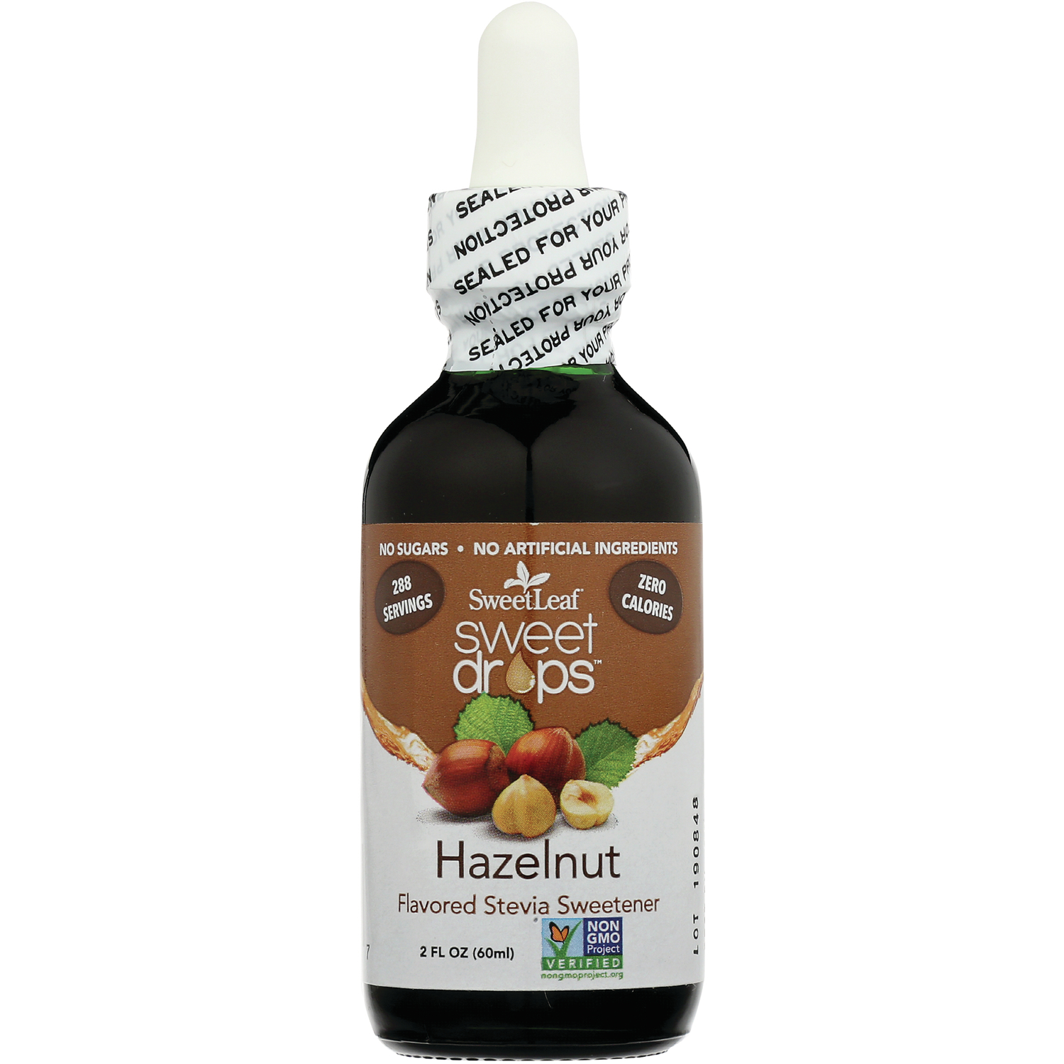 Wisdom Natural Sweetleaf Sweet Drops - Hazelnut | 2 fl oz Liquid