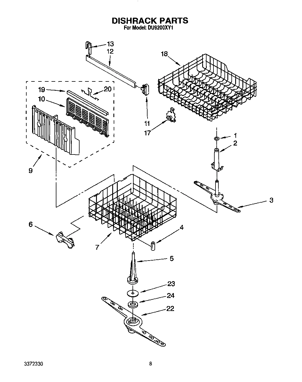 06 - DISHRACK, LIT/OPTIONAL