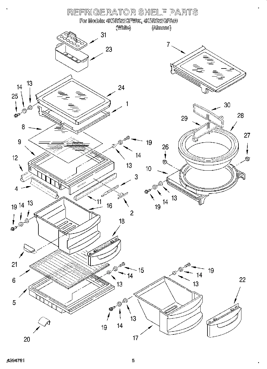 04 - REFRIGERATOR SHELF
