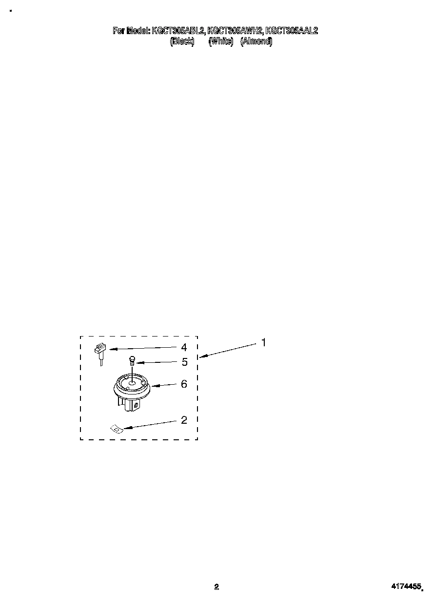 02 - SEALED GAS BURNER KIT