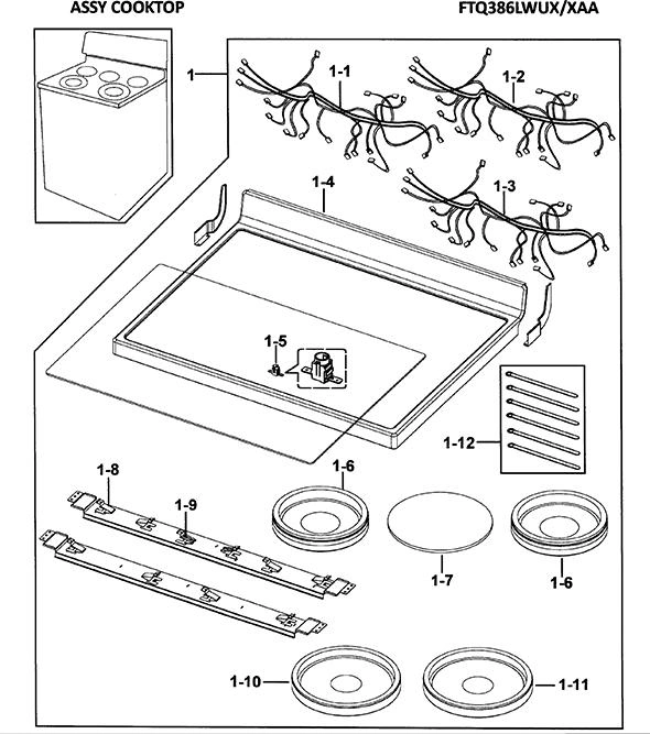 COOKTOP ASSY