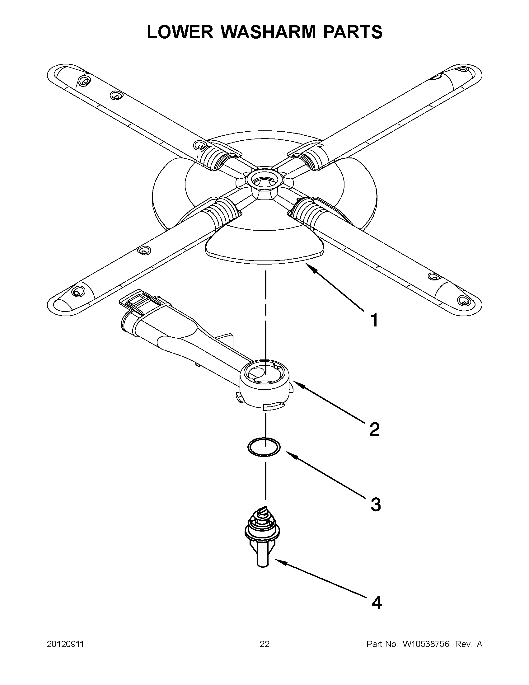 11 - LOWER WASHARM PARTS