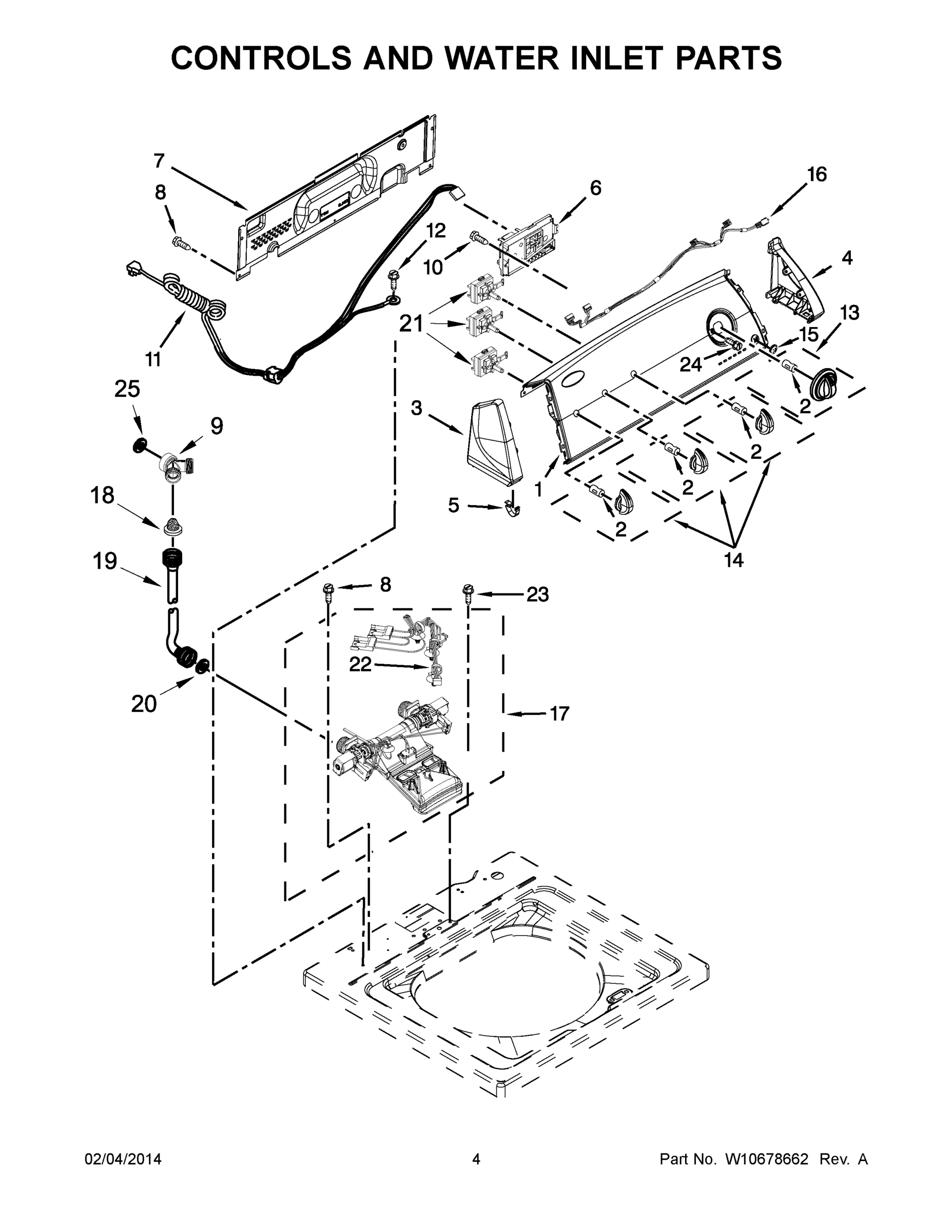 03 - CONTROLS AND WATER INLET PARTS