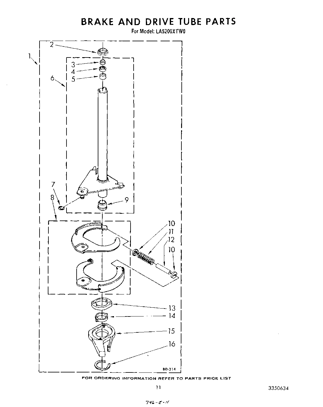 09 - BRAKE AND DRIVE TUBE