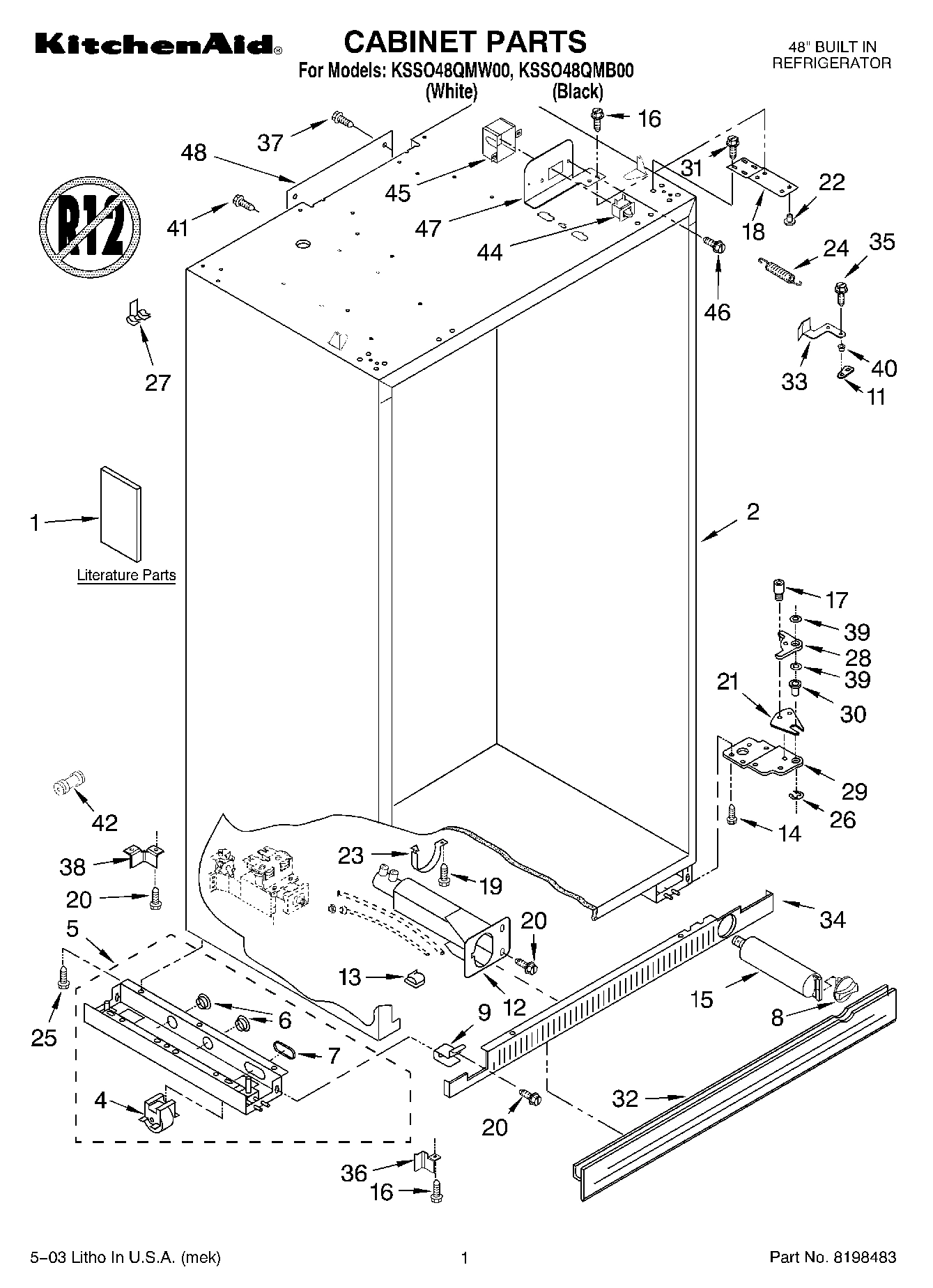 01 - CABINET PARTS