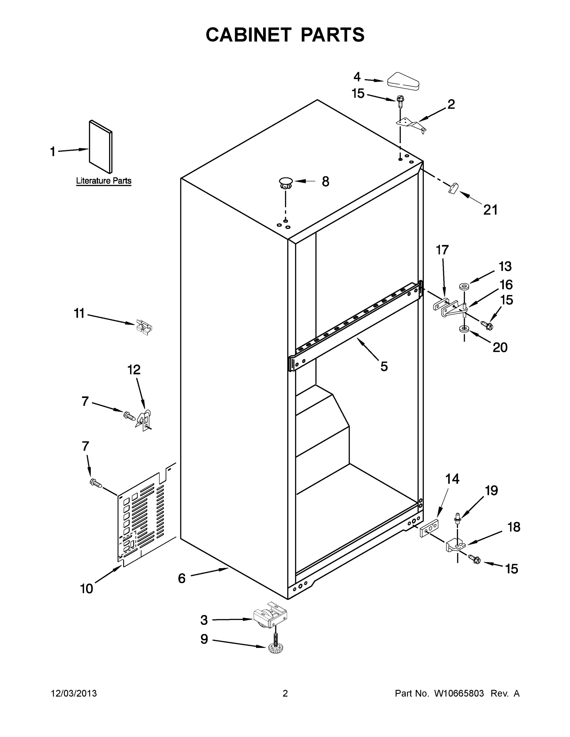02 - CABINET PARTS