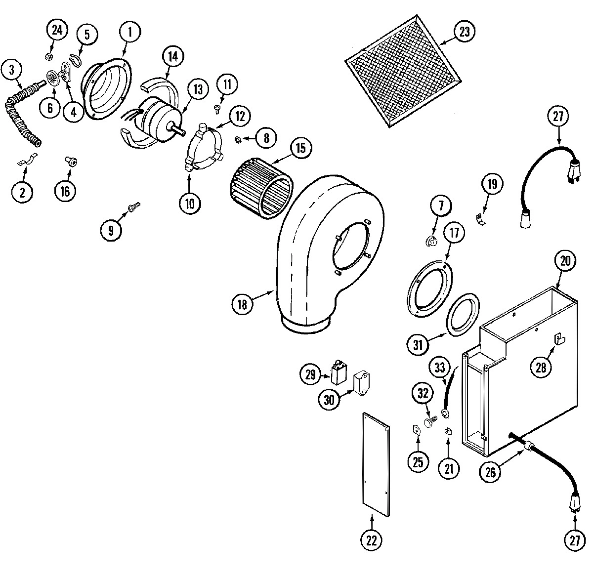 01 - BLOWER MOTOR-BLOWER/PLENUM