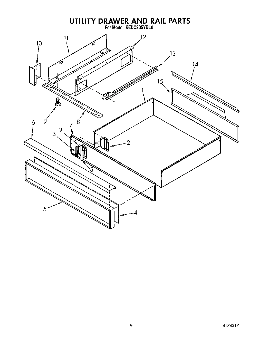 07 - UTILITY DRAWER AND RAIL