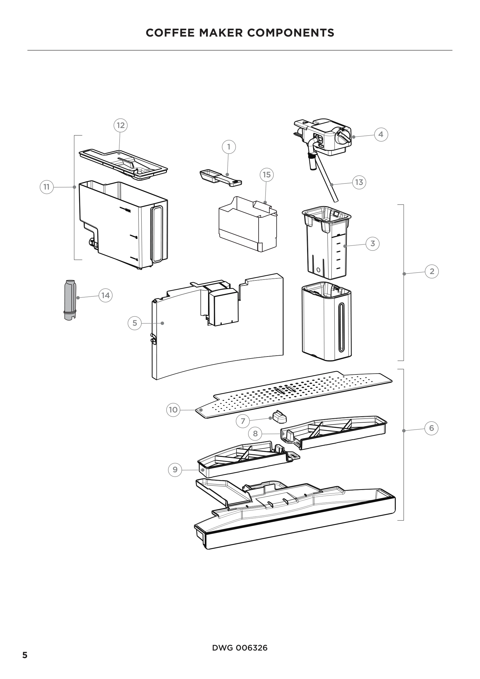 COFFEE MAKER COMPONENTS