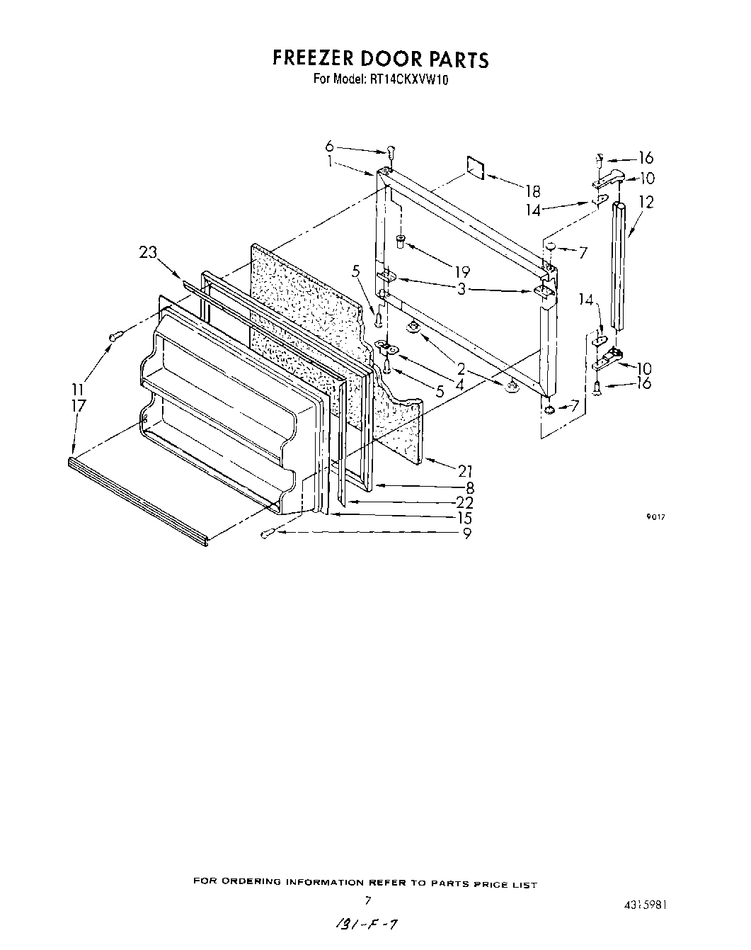 06 - FREEZER DOOR