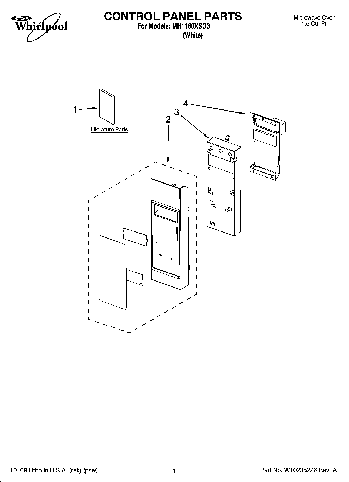01 - CONTROL PANEL PARTS