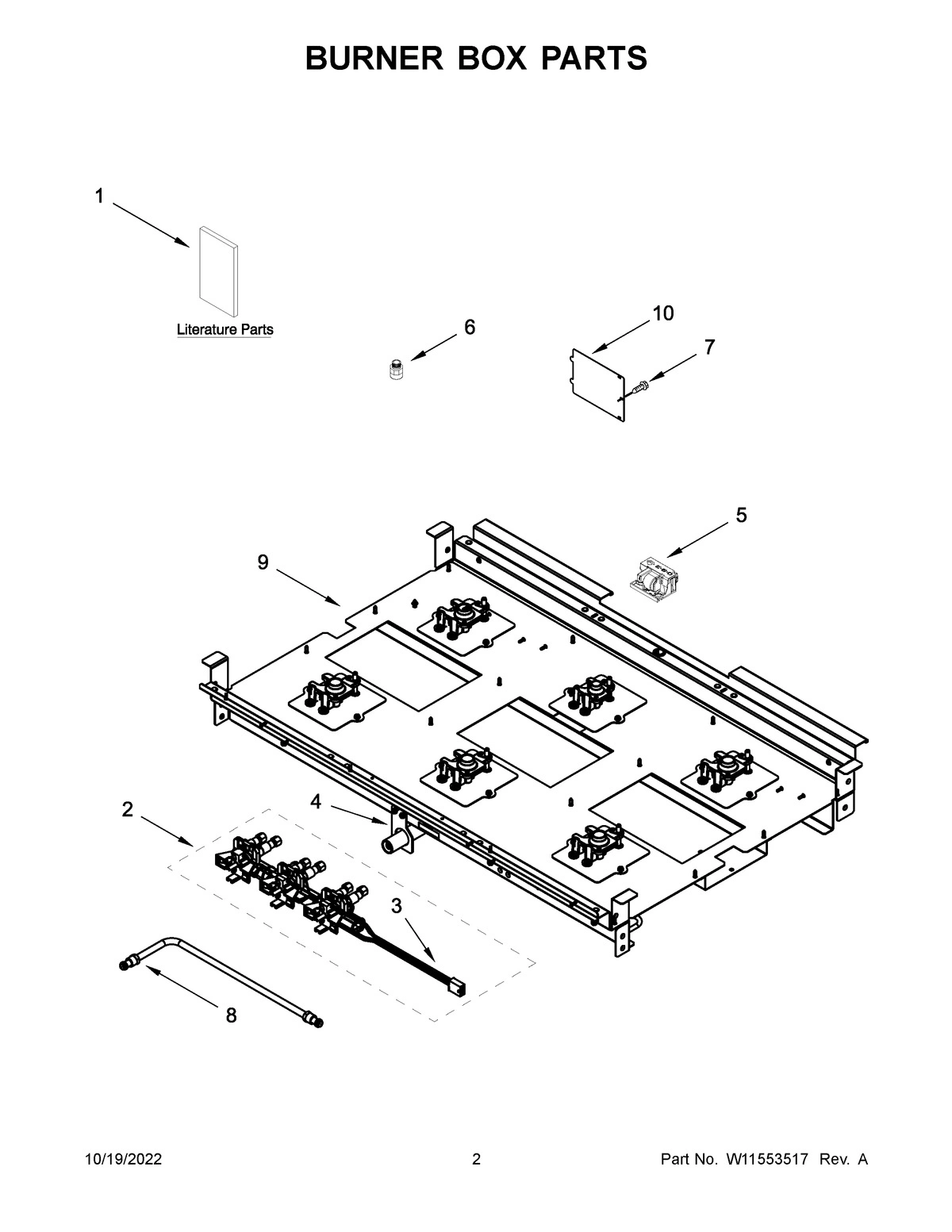 02 - BURNER BOX PARTS