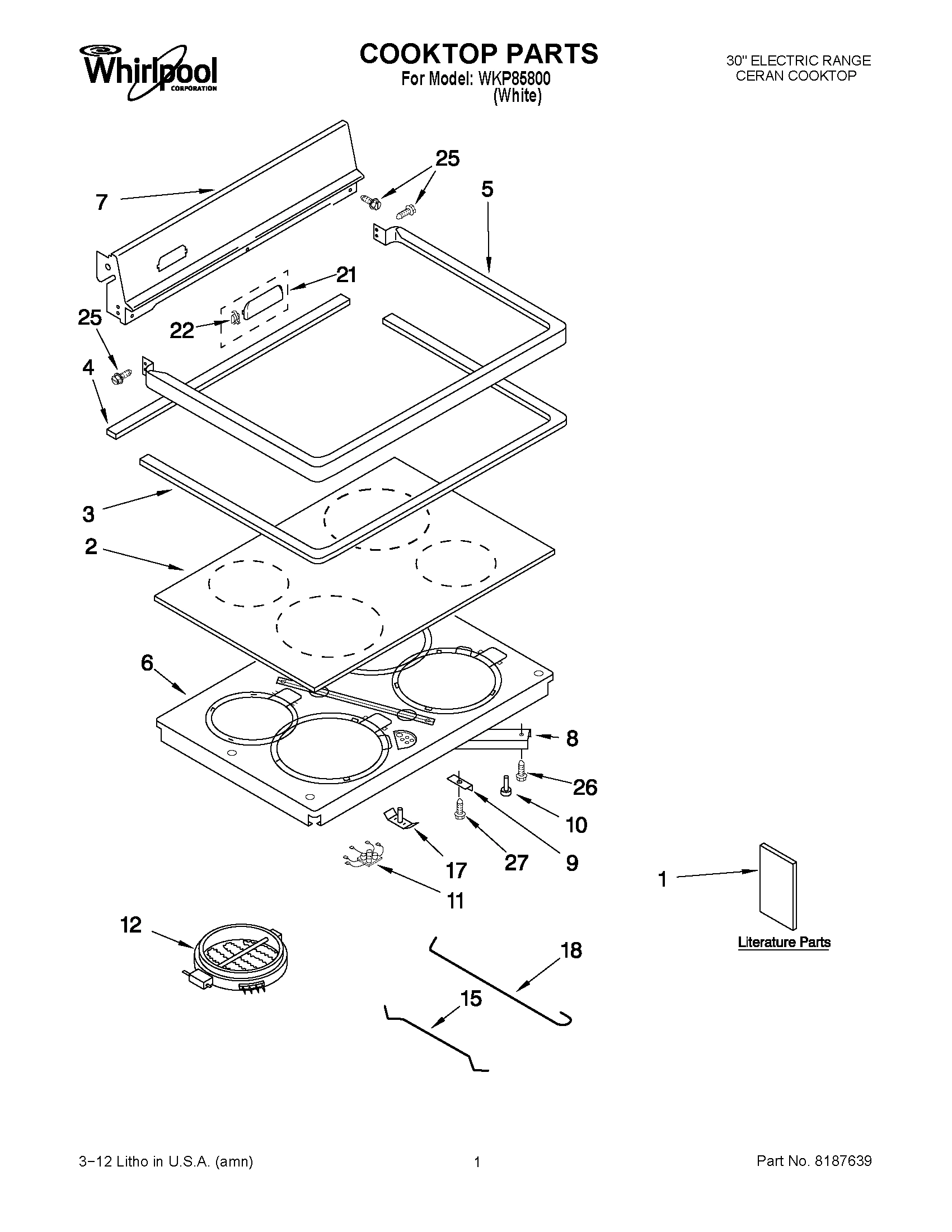 01 - COOKTOP PARTS