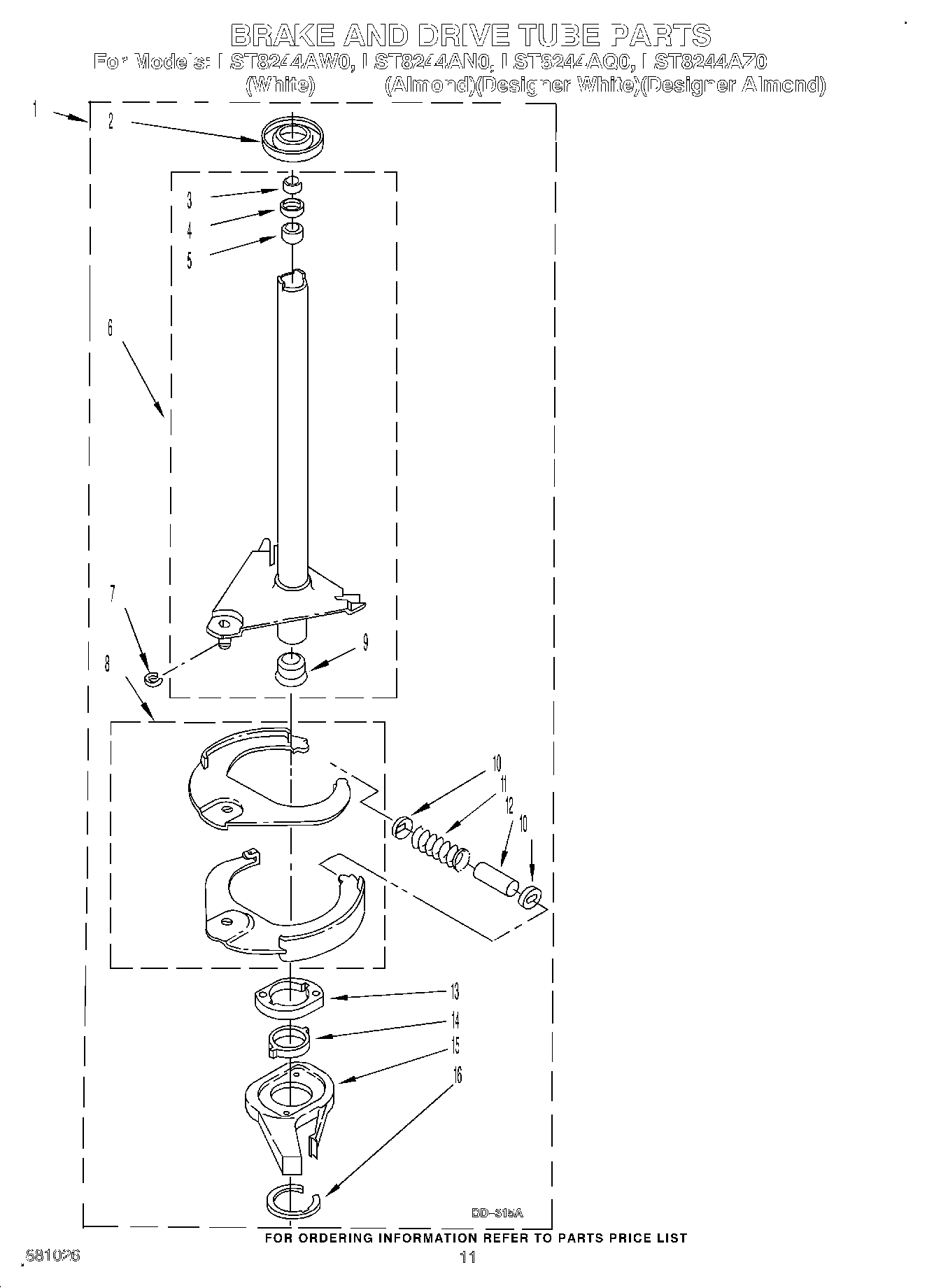 09 - BRAKE AND DRIVE TUBE