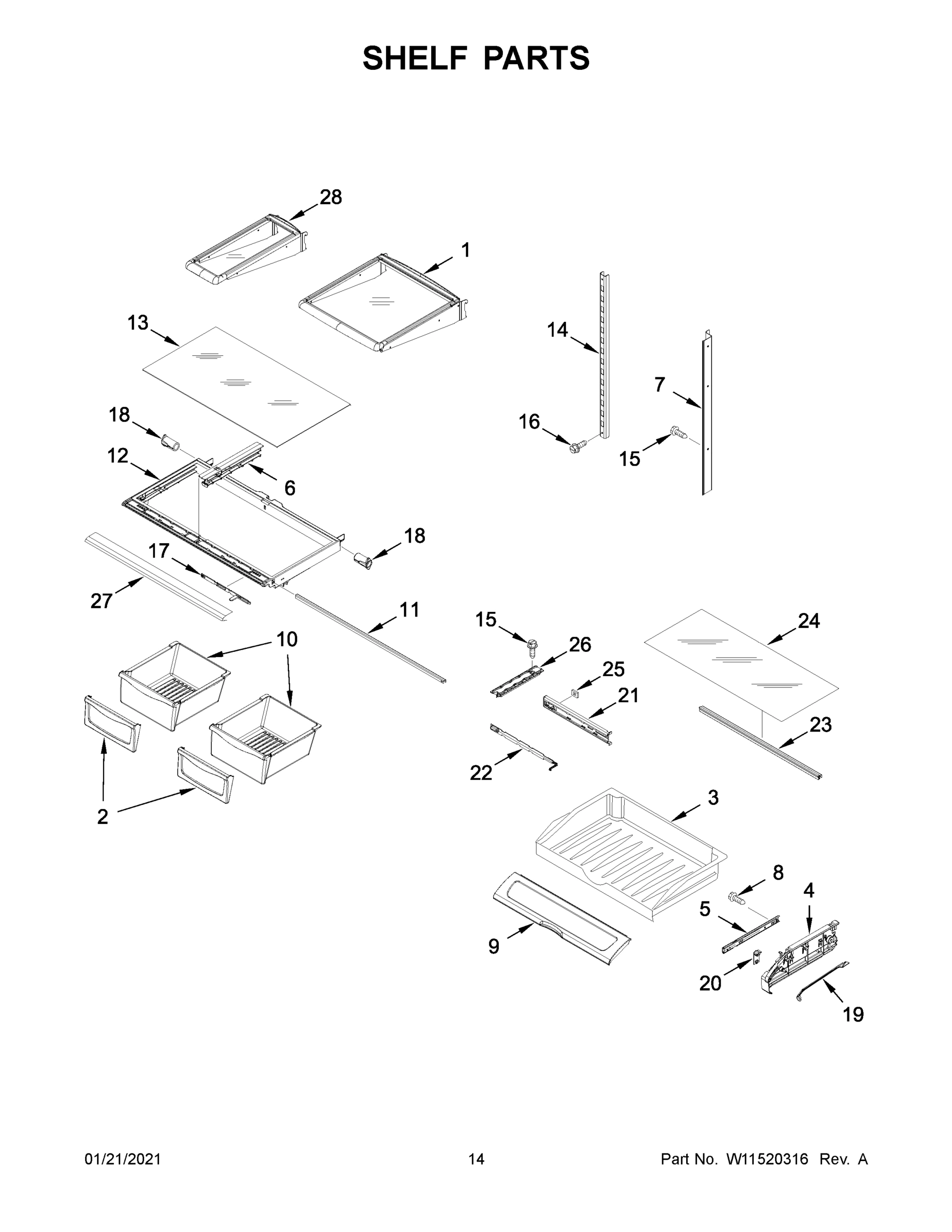 08 - SHELF PARTS