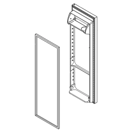 LW10912313 Whirlpool Refrigerator Door FIP