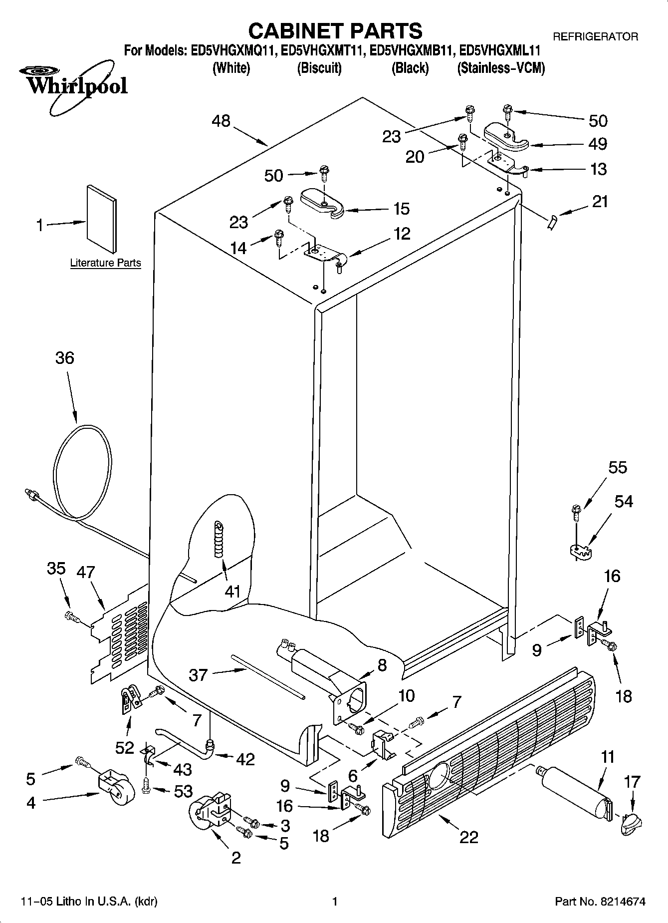 01 - CABINET PARTS