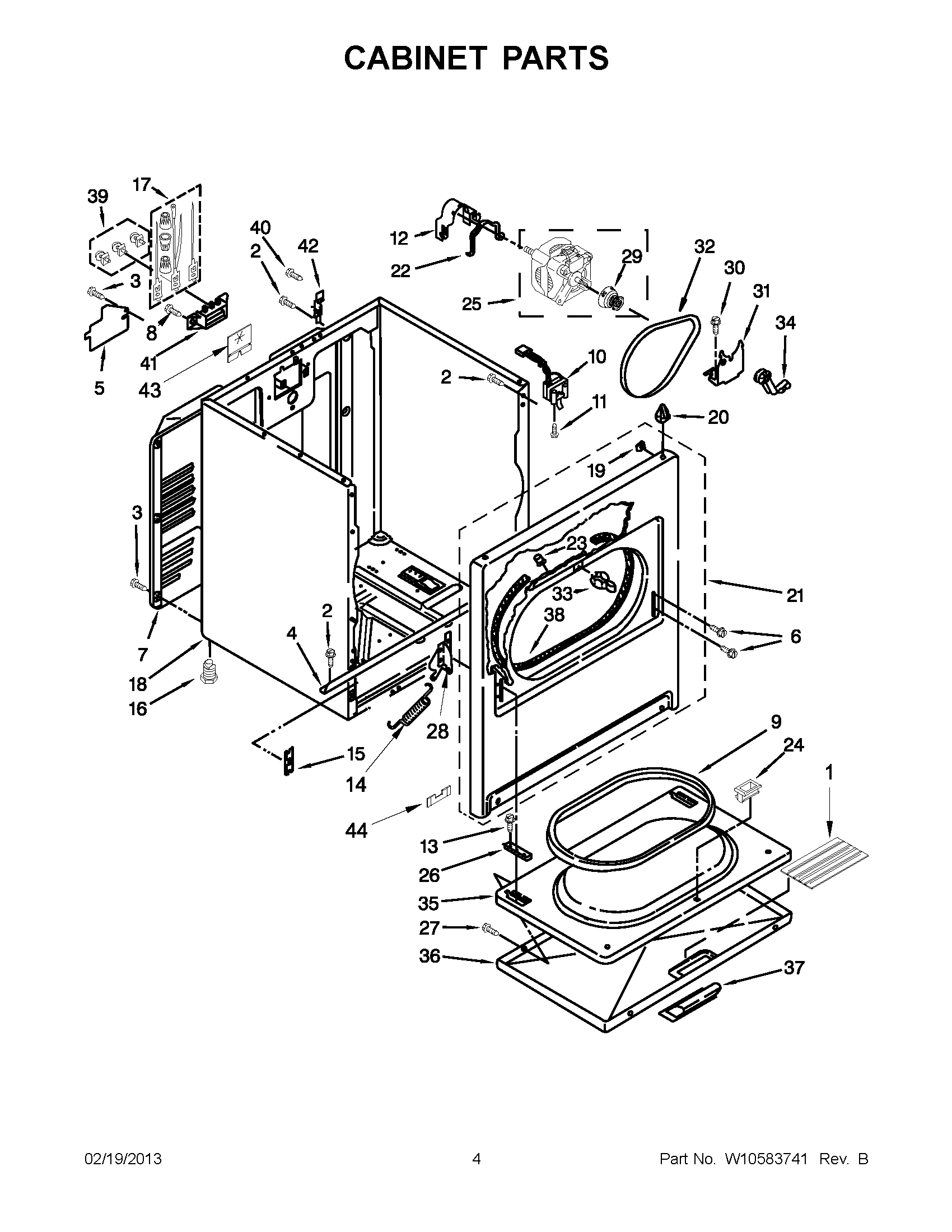02 - CABINET PARTS