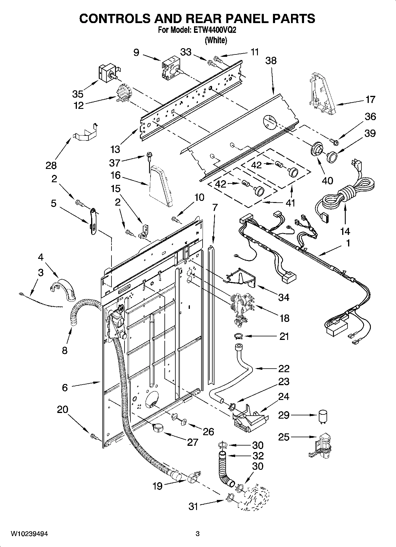 02 - CONTROLS AND REAR PANEL PARTS