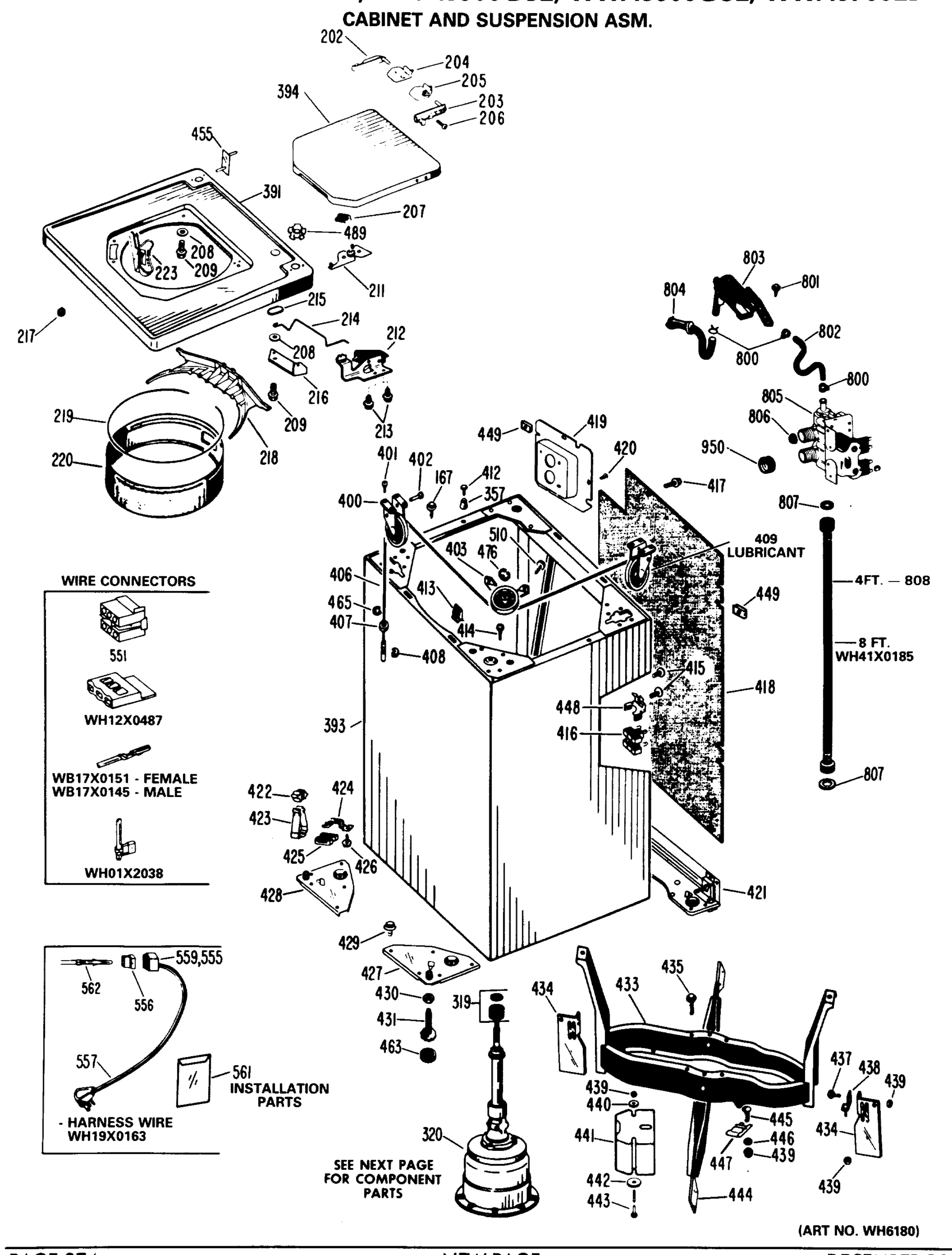 CABINET AND SUSPENSION ASM.