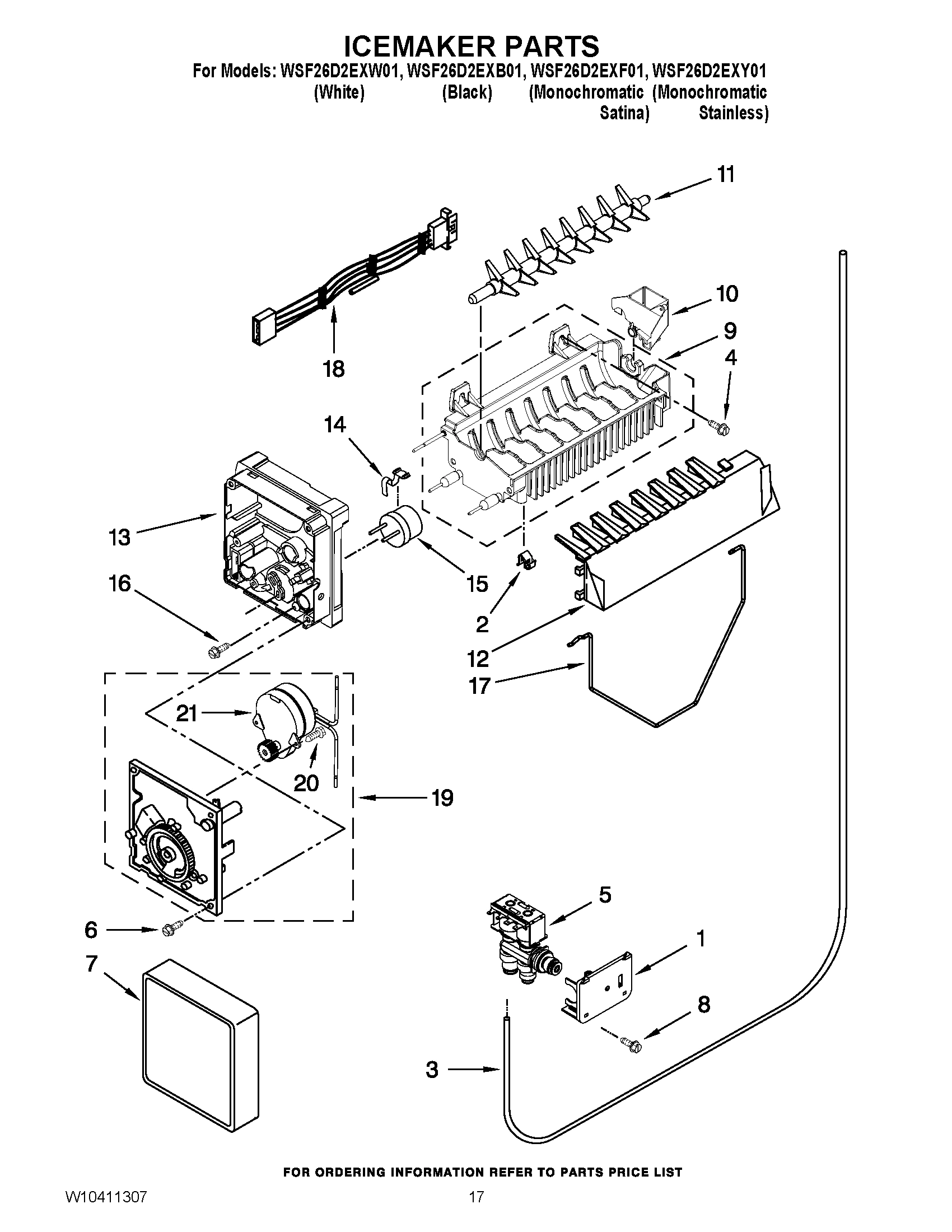 10 - ICEMAKER PARTS