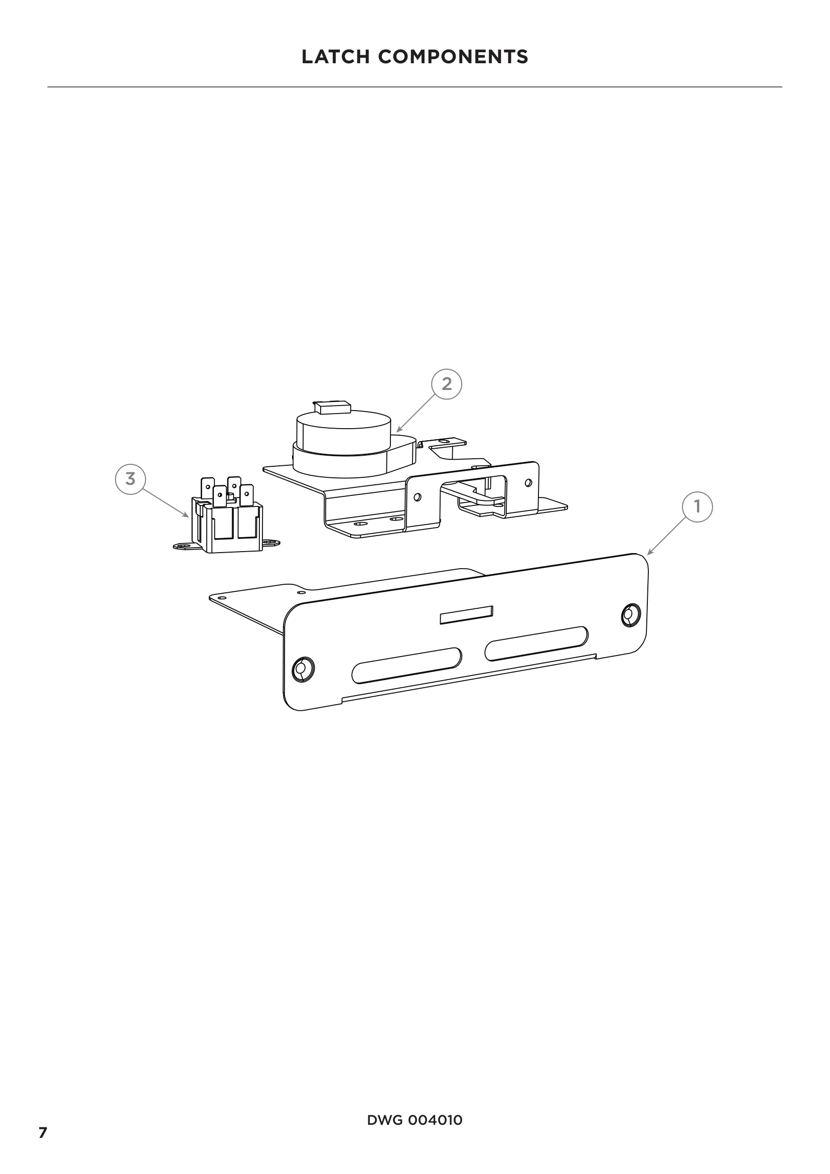 LATCH COMPONENTS