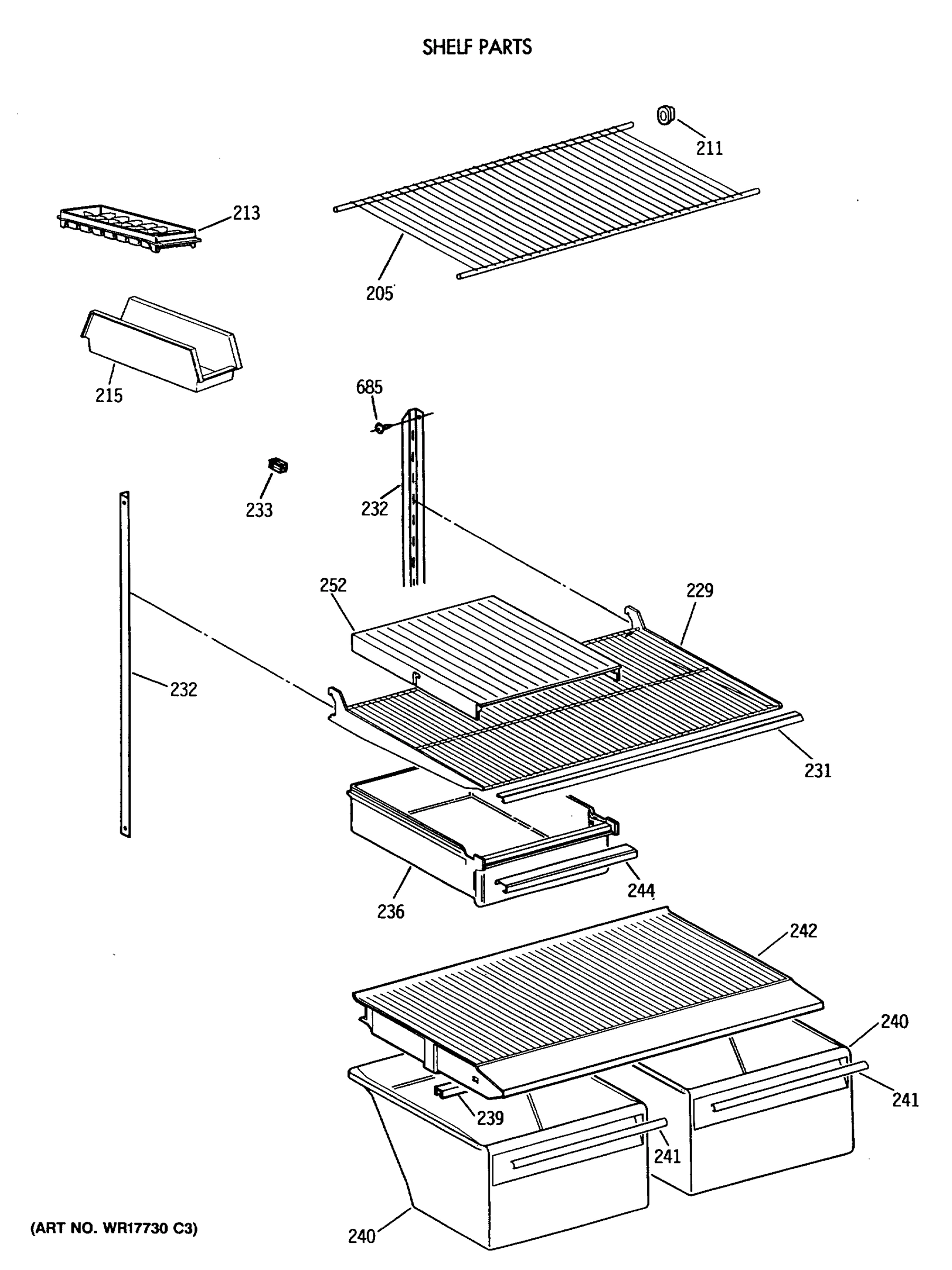 SHELF PARTS