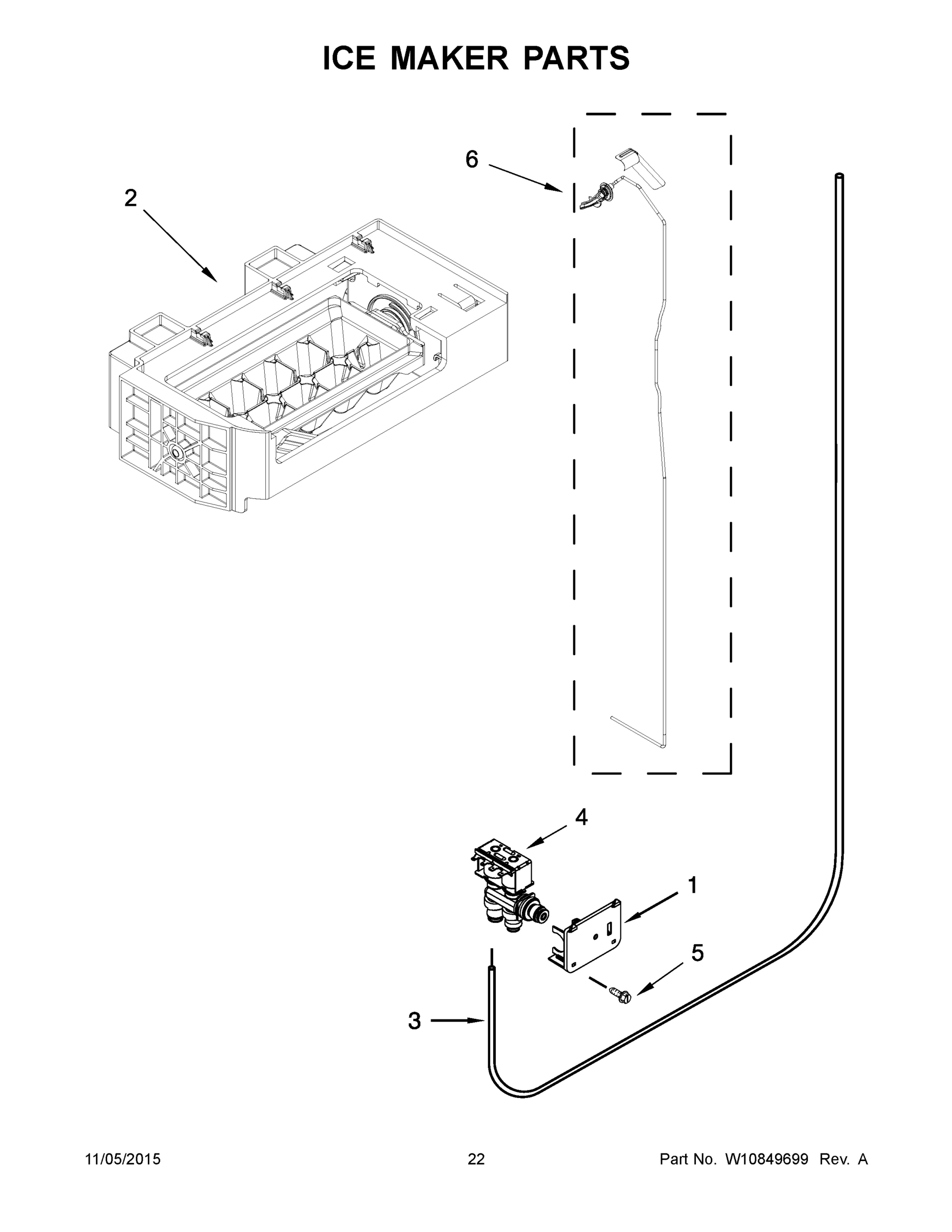 12 - ICE MAKER PARTS