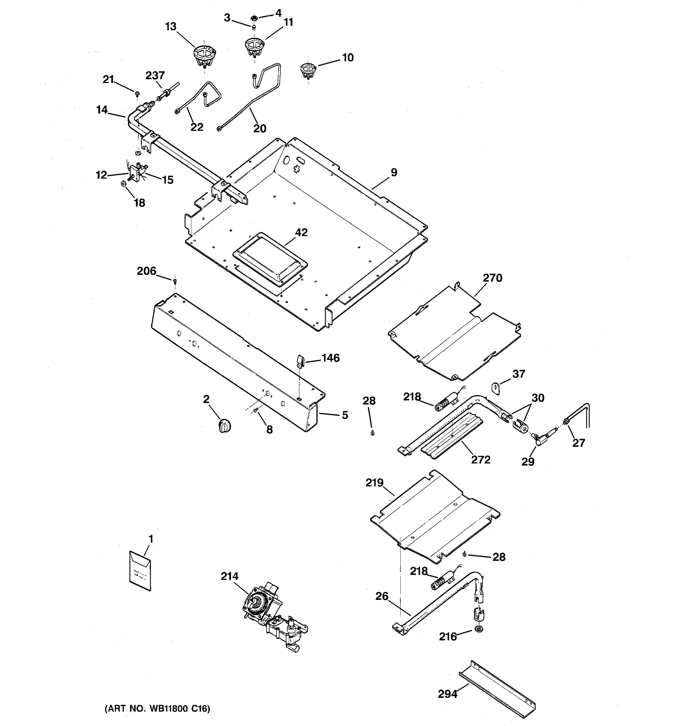 GAS & BURNER PARTS