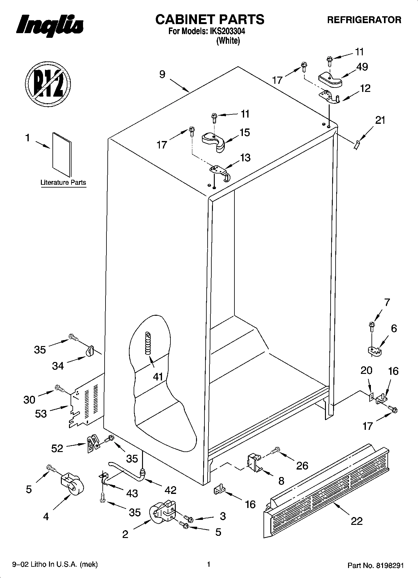 01 - CABINET PARTS