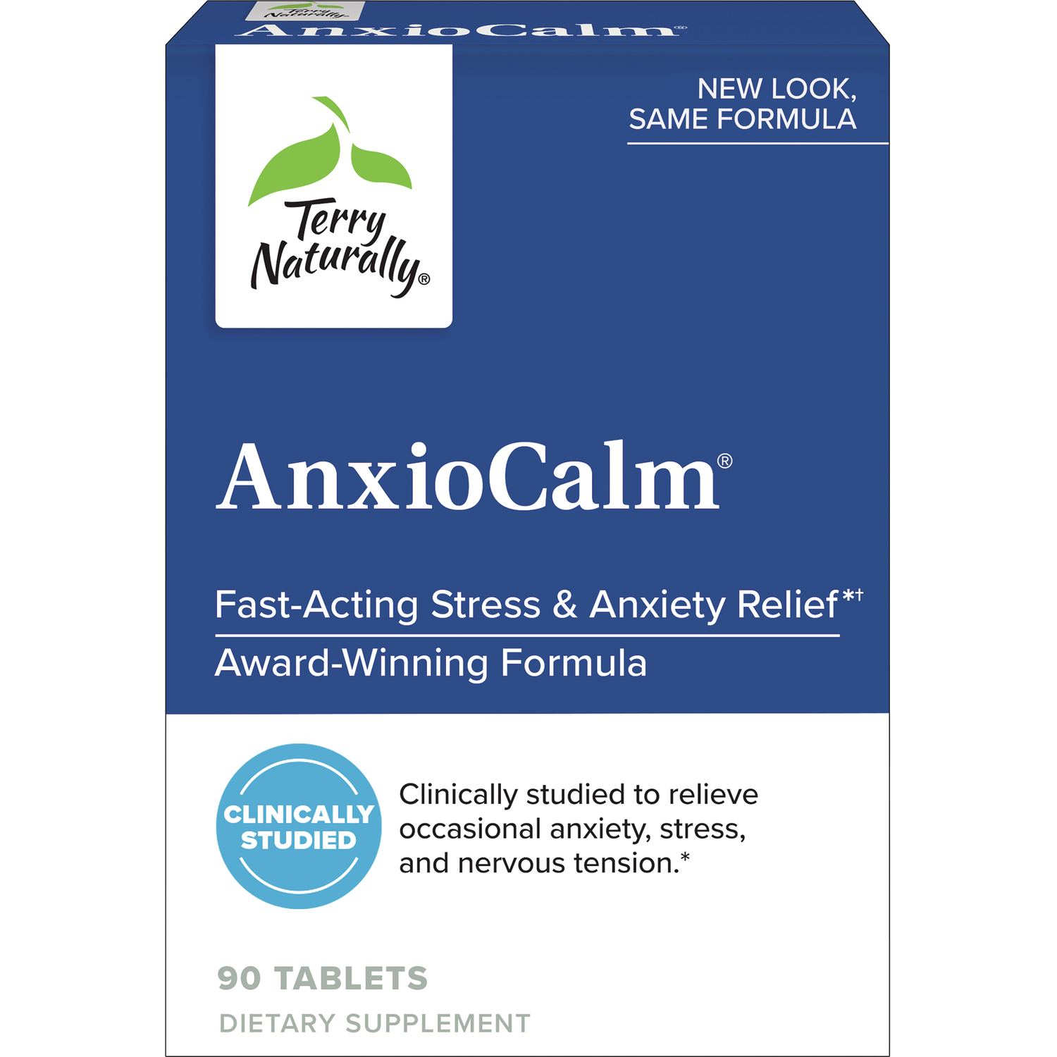Terry Naturally, AnxioCalm®, 90 Tablets (20 mg per Tablet)