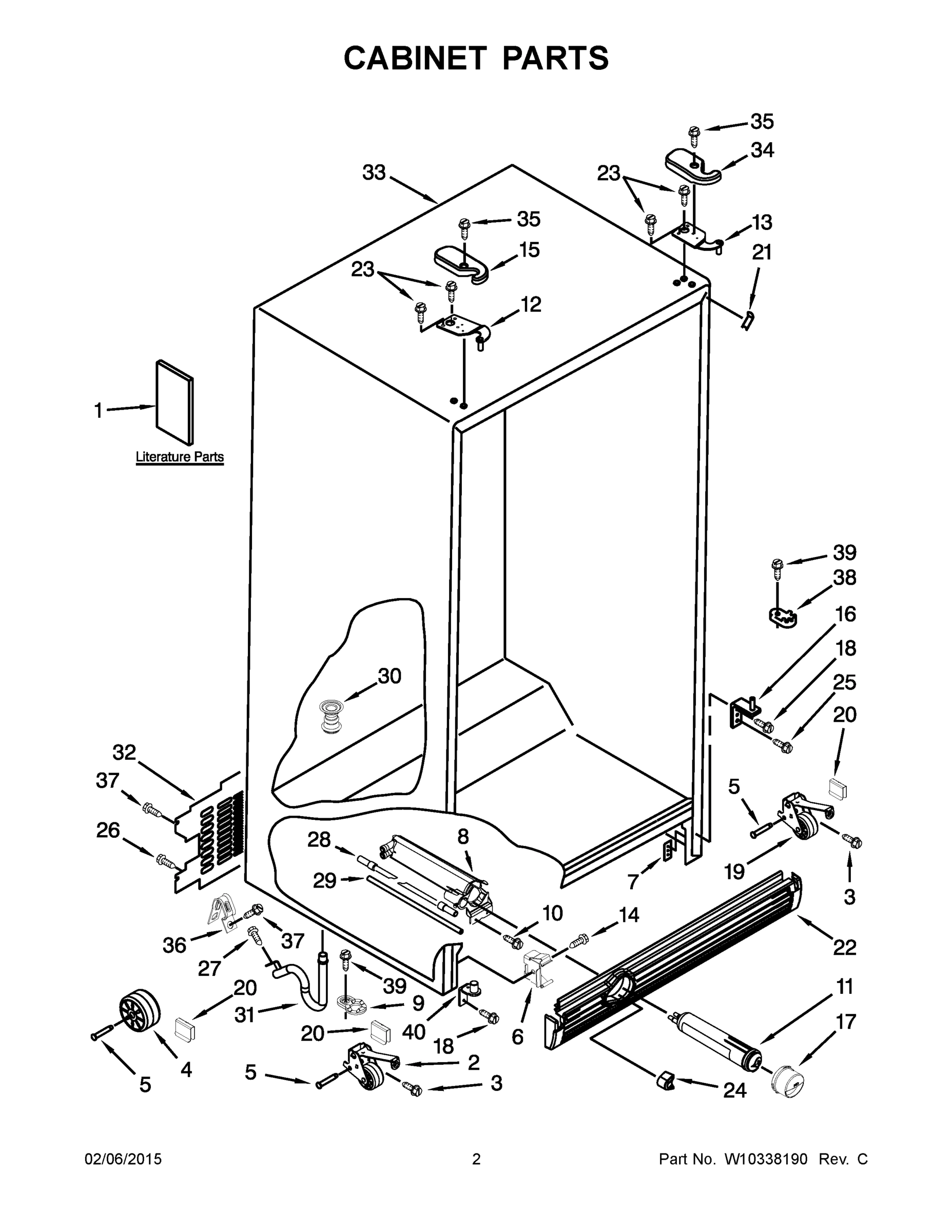 02 - CABINET PARTS