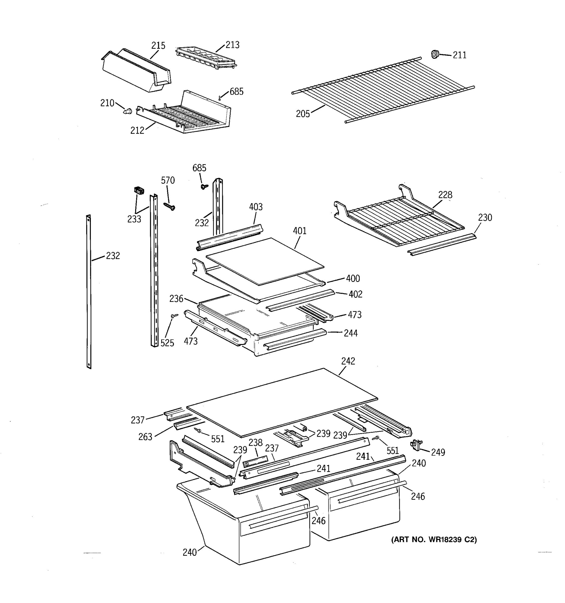 SHELF PARTS