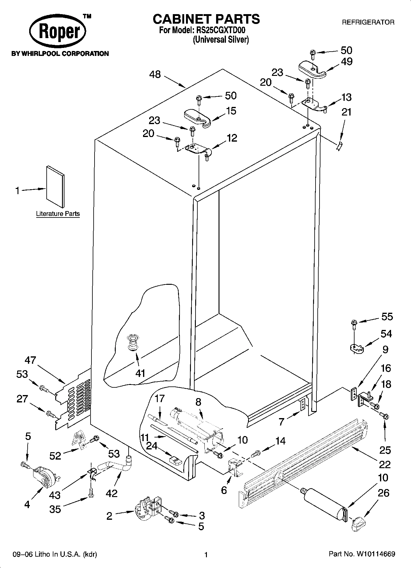 01 - CABINET PARTS