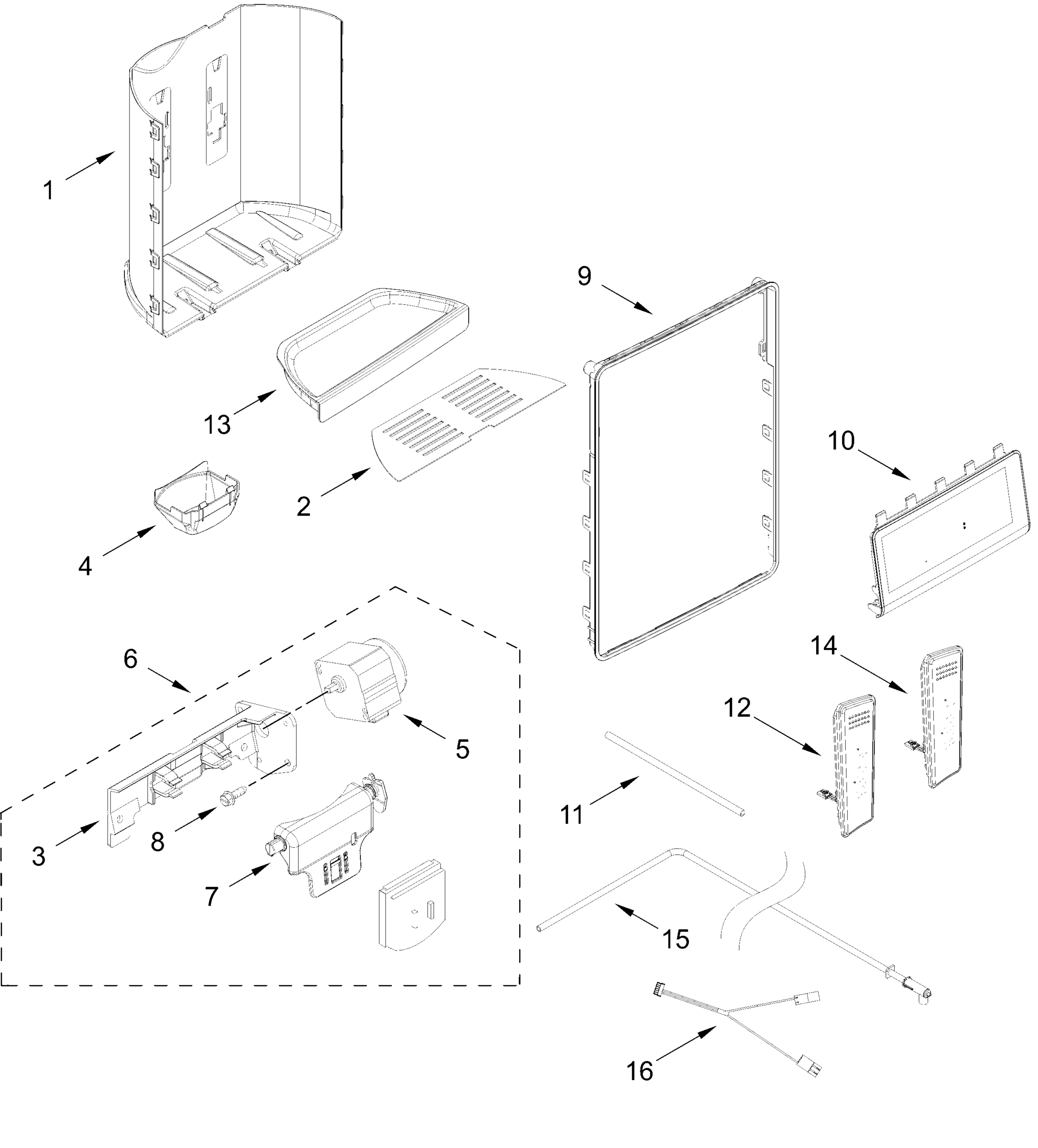 DISPENSER PARTS