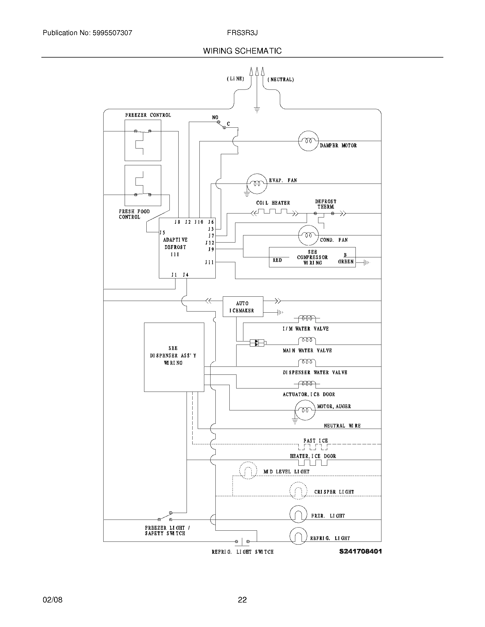 22 - WIRING SCHEMATIC