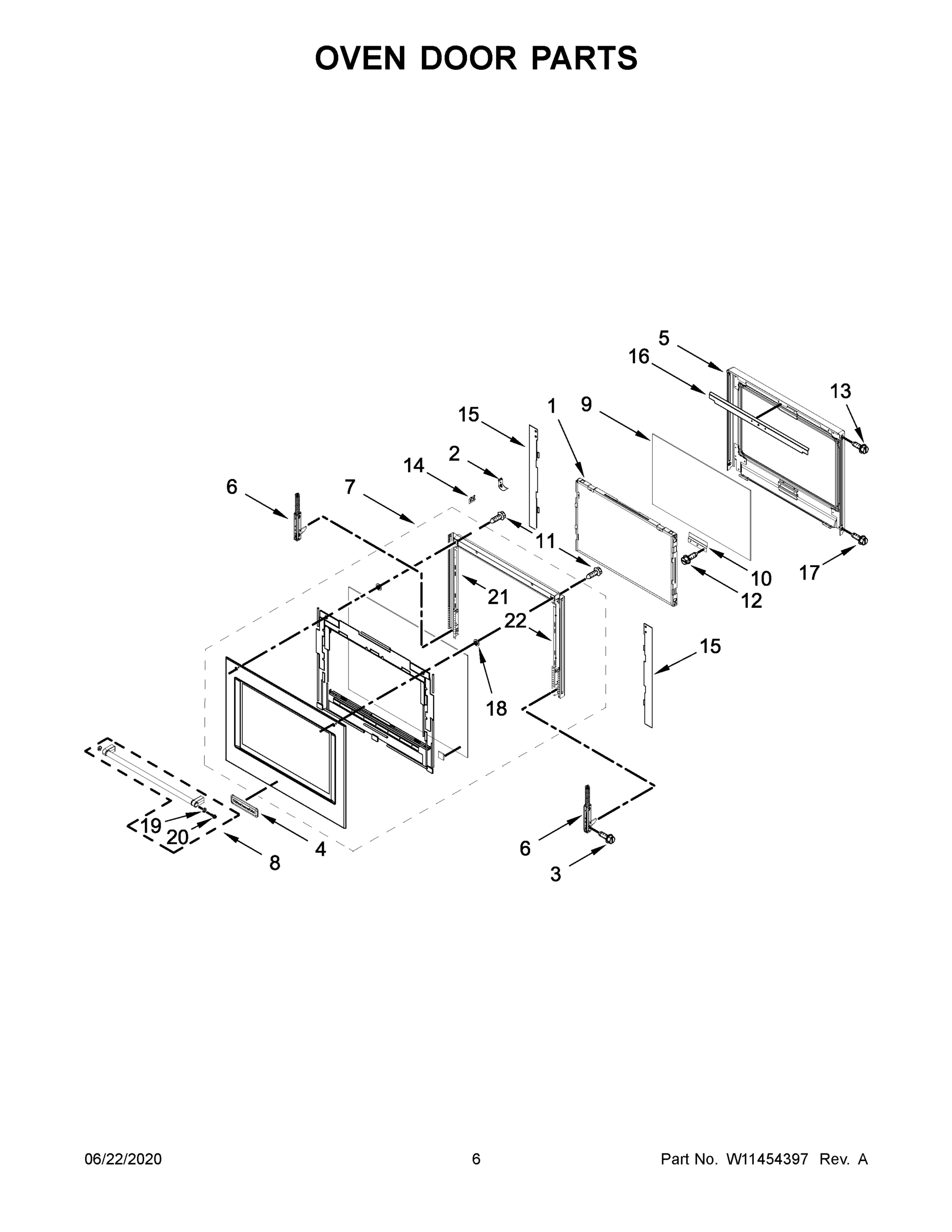 04 - OVEN DOOR PARTS