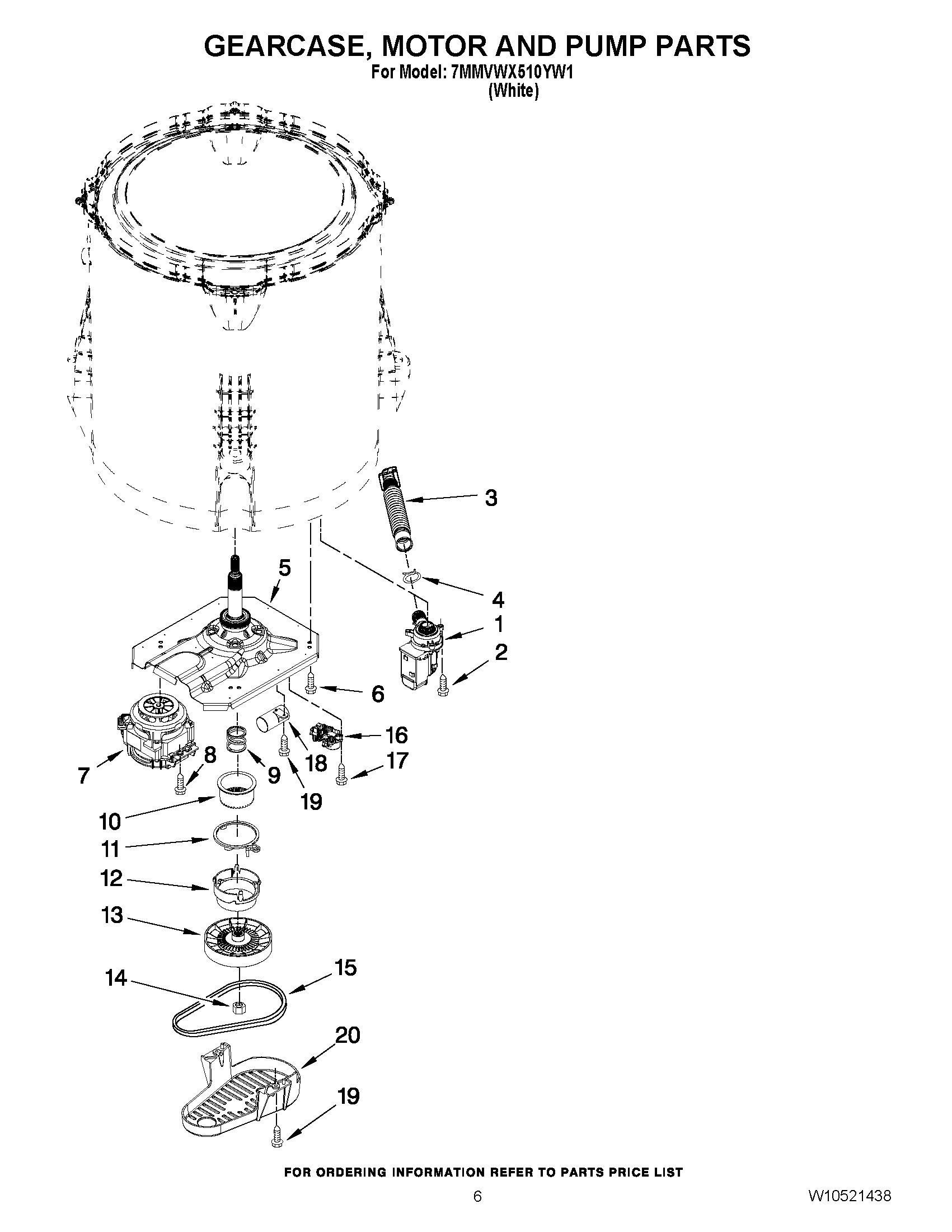 04 - GEARCASE, MOTOR AND PUMP PARTS