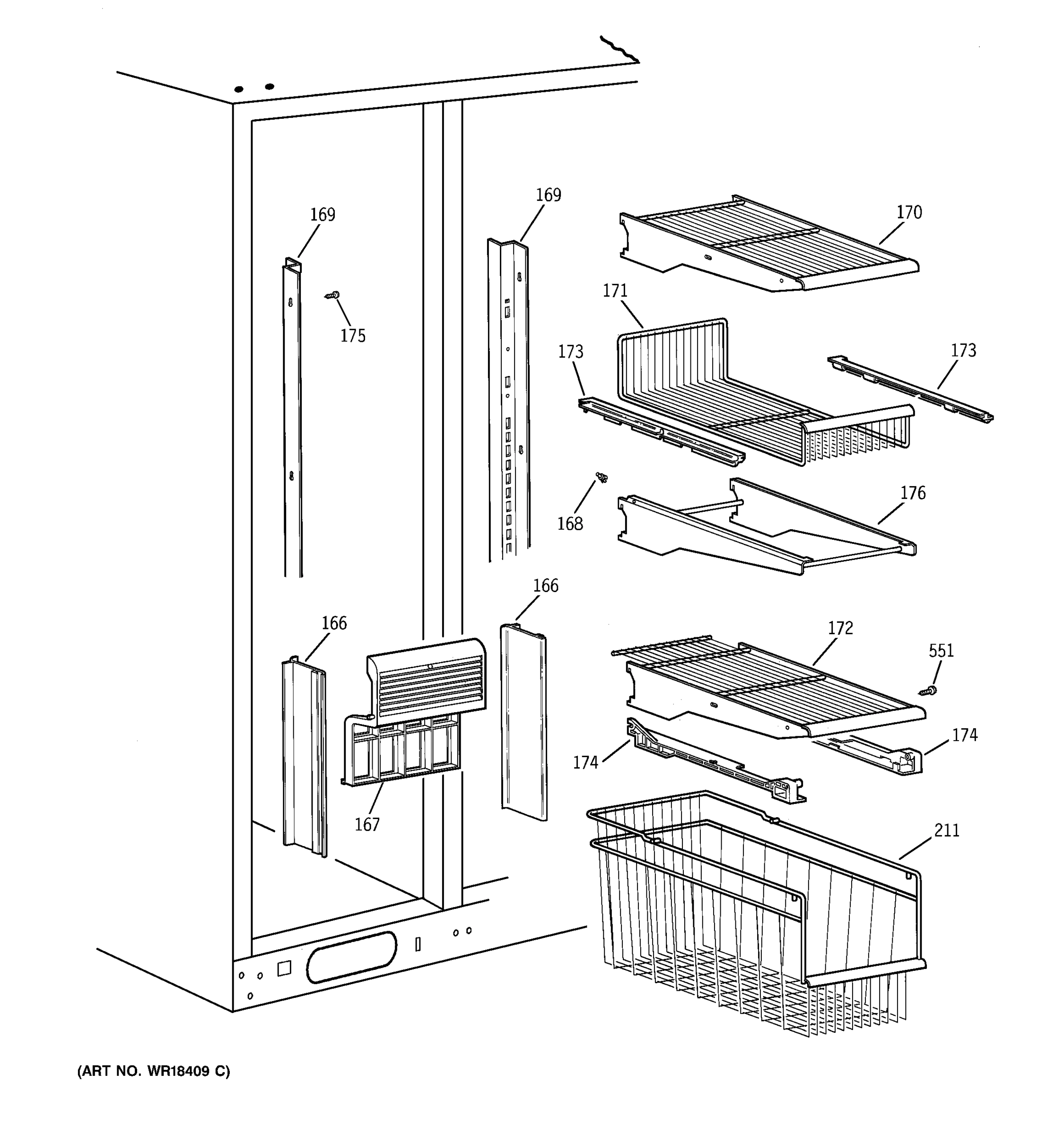 FREEZER SHELVES