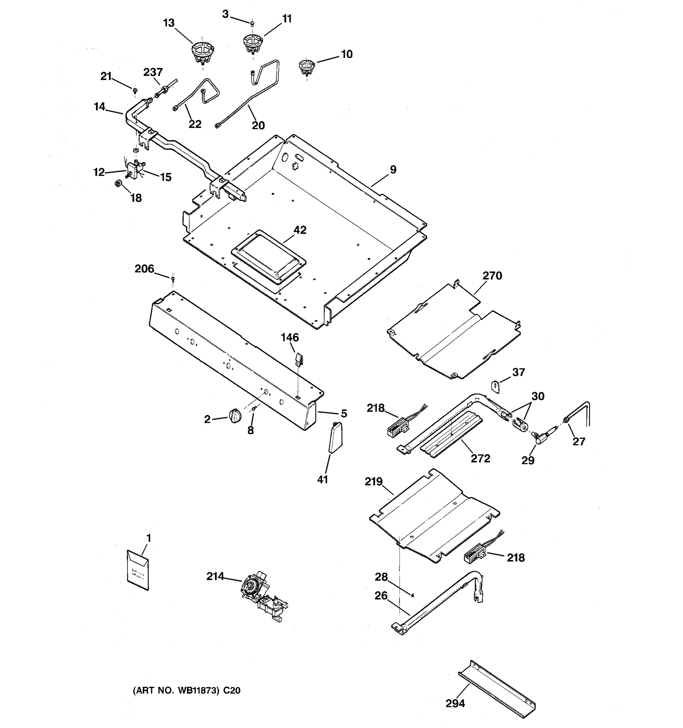 GAS & BURNER PARTS