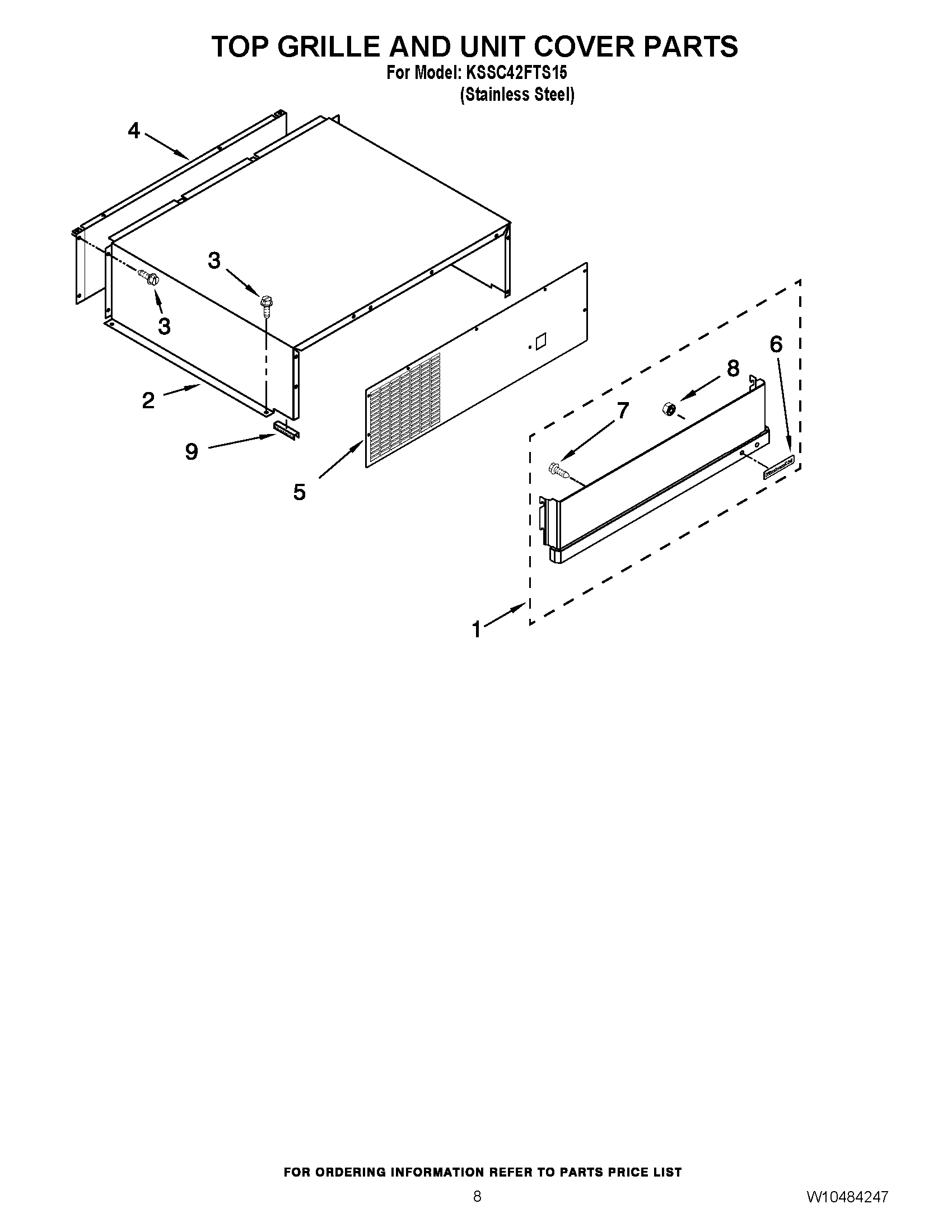 06 - TOP GRILLE AND UNIT COVER PARTS