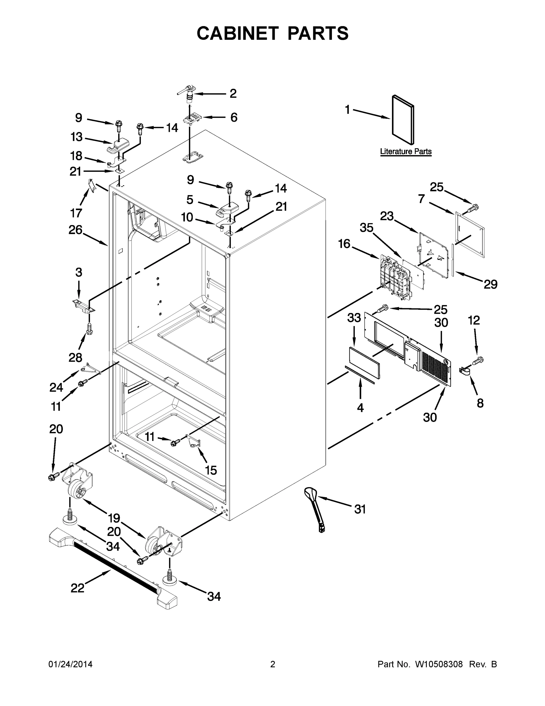 02 - CABINET PARTS